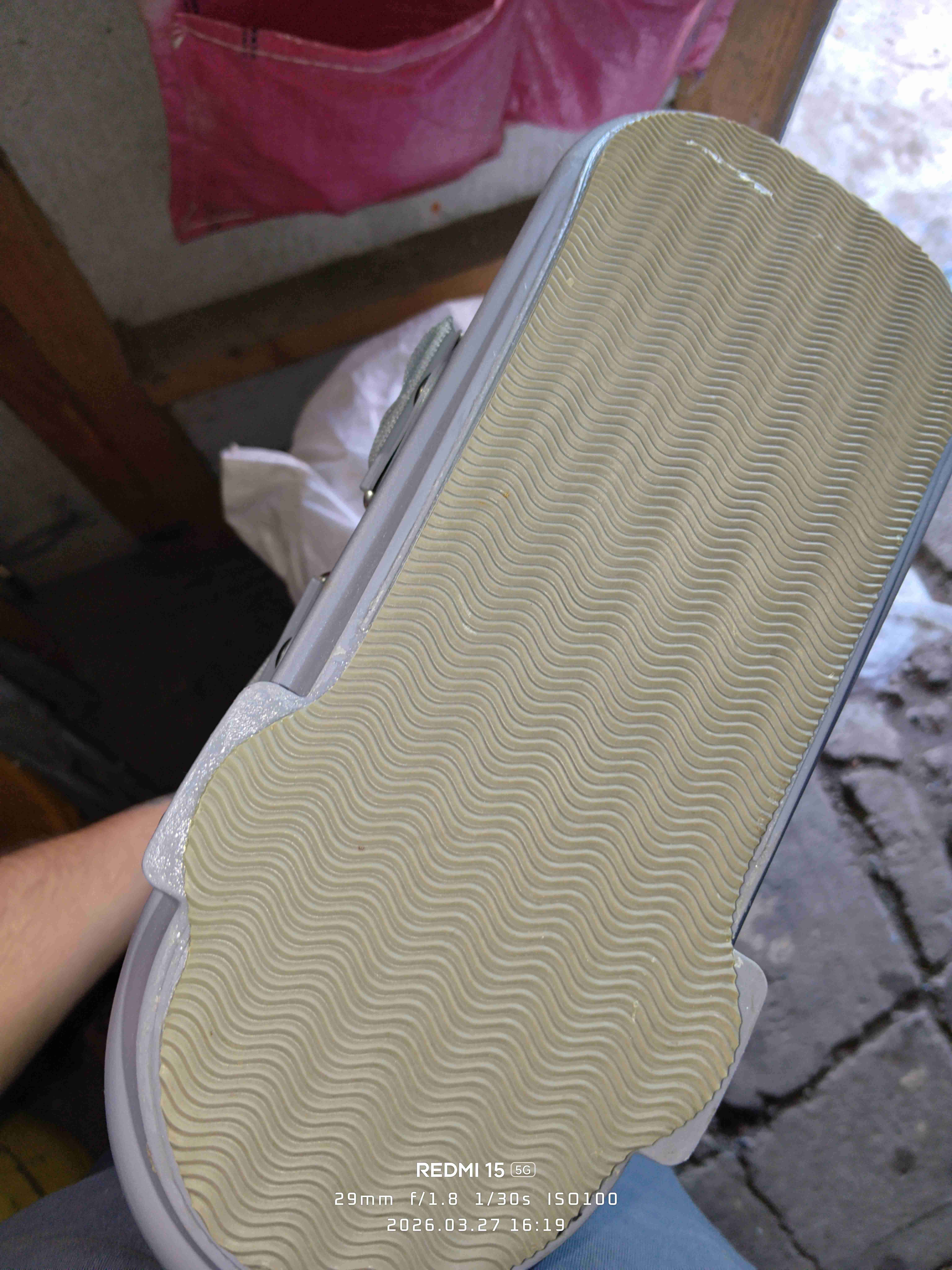 Bota ortopédica gris ajustable - miniatura 4