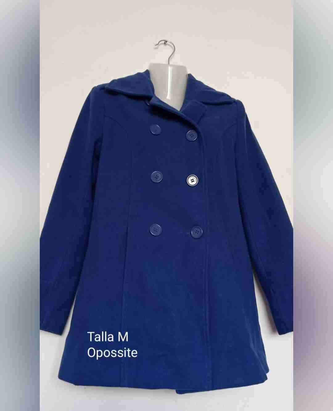 Abrigo azul con capucha - miniatura 5