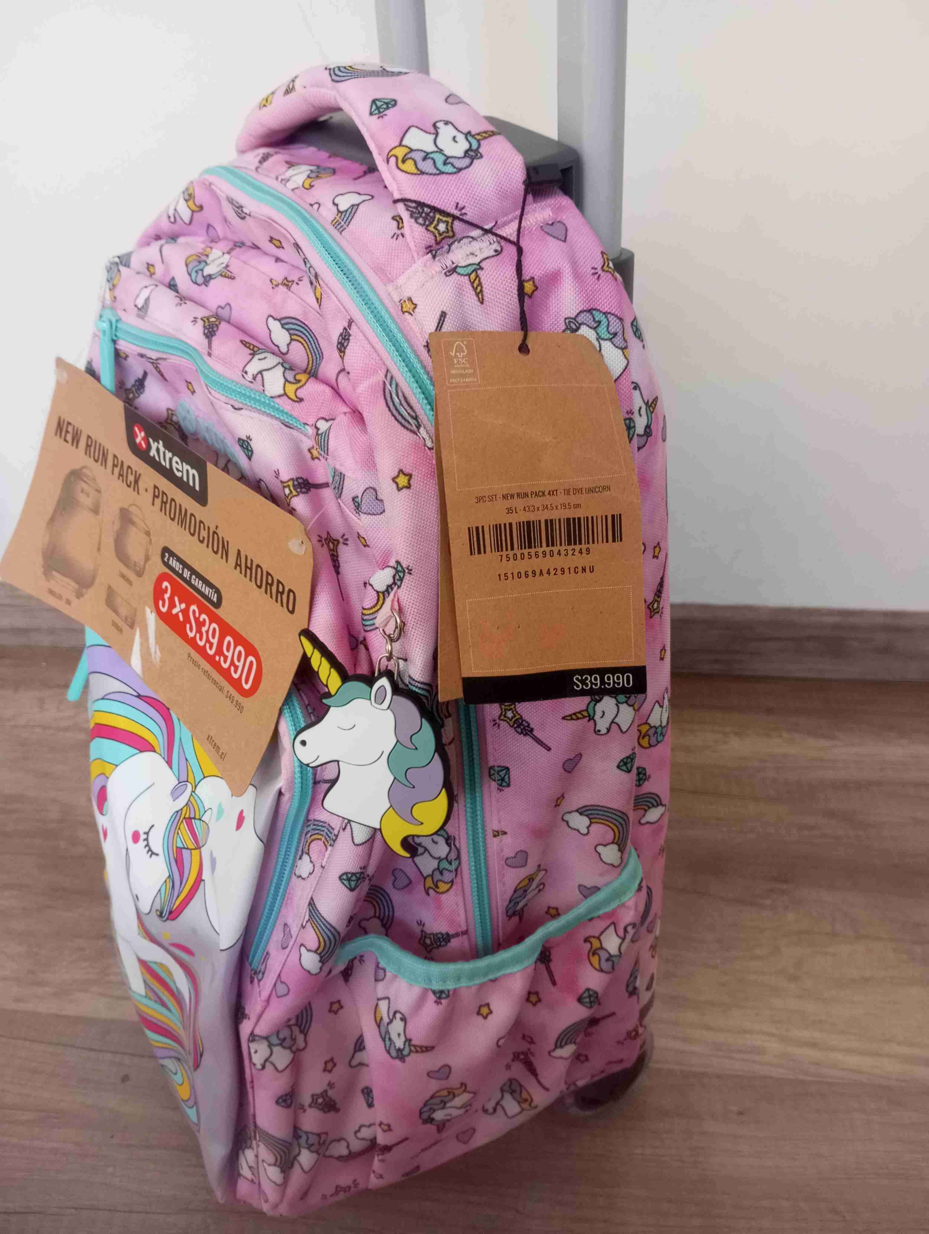Mochila infantil unicornio Xtrem - miniatura 3