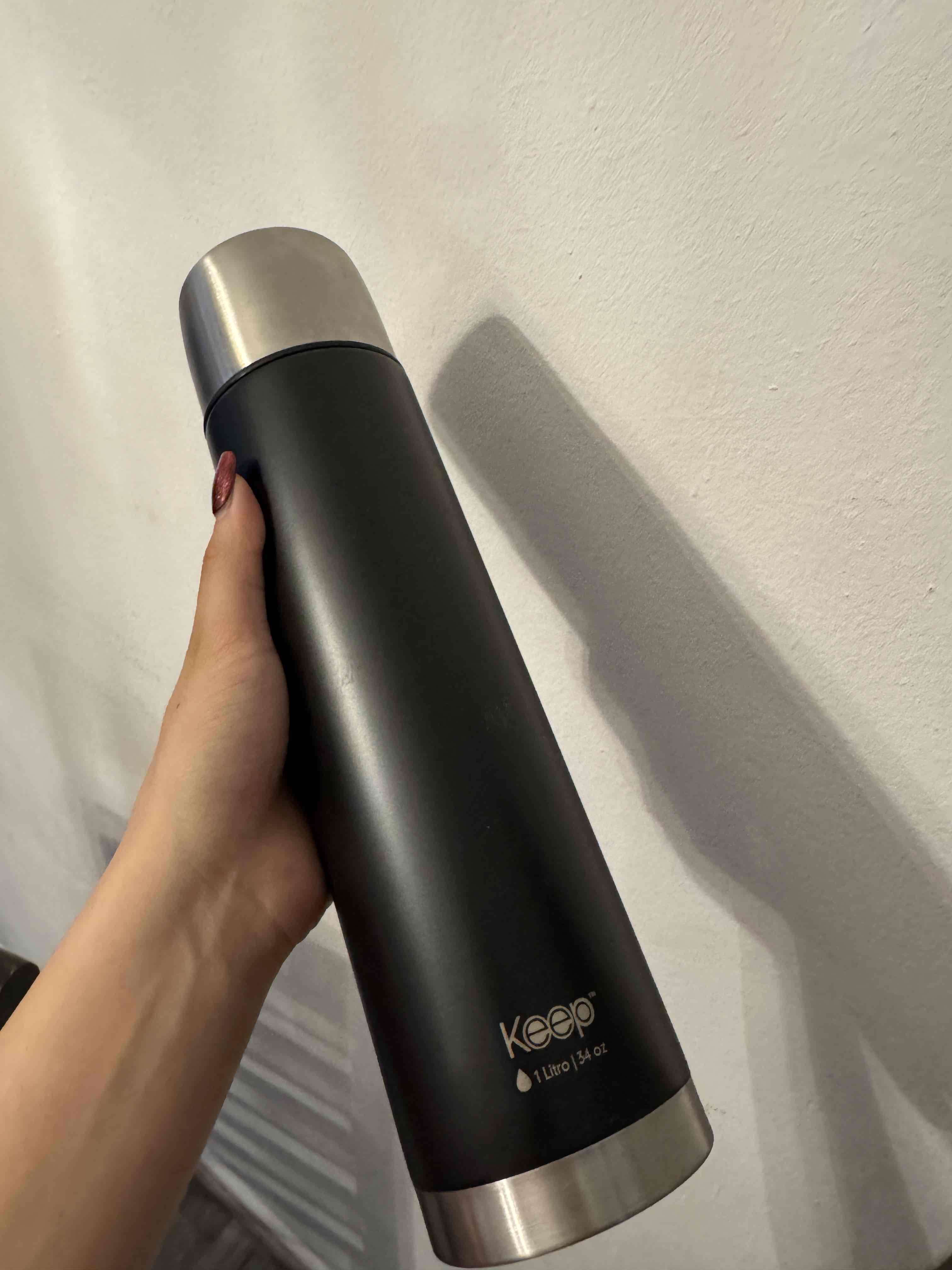 Termo negro Keep 1 litro