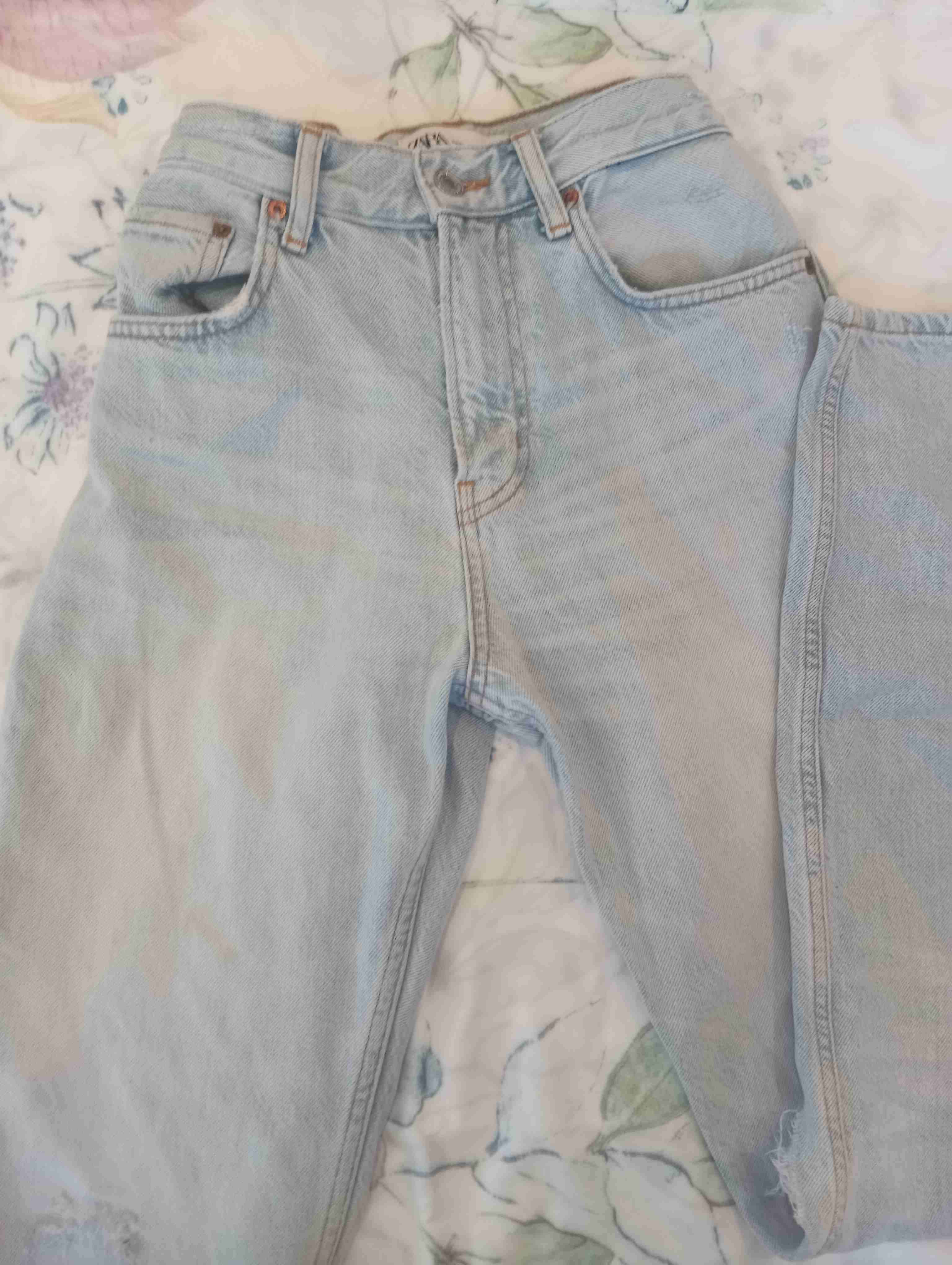 Jeans de mezclilla Zara celestes - miniatura 3