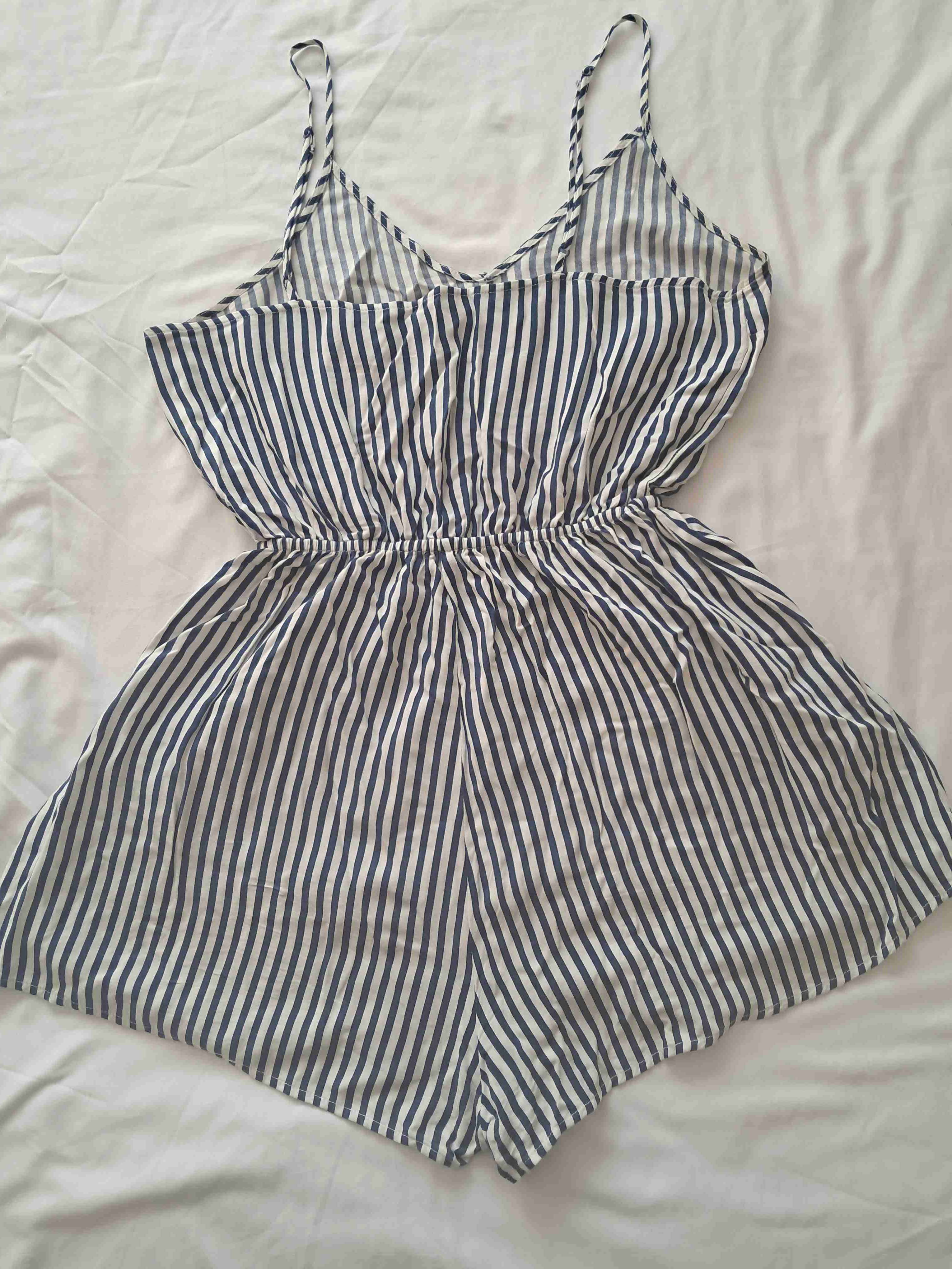 Enterito rayado azul y blanco HyM talla 36 - 2