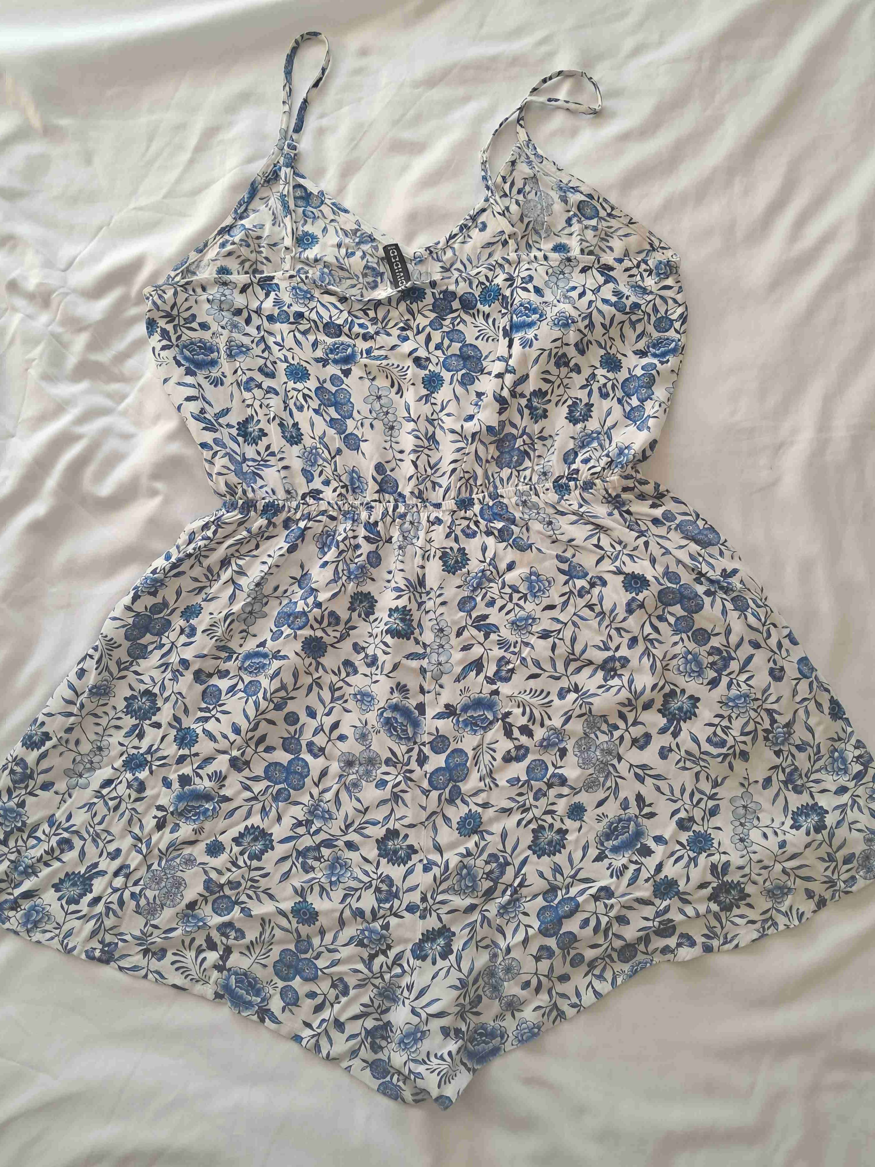 Enterito floral azul HyM talla 38 - 2