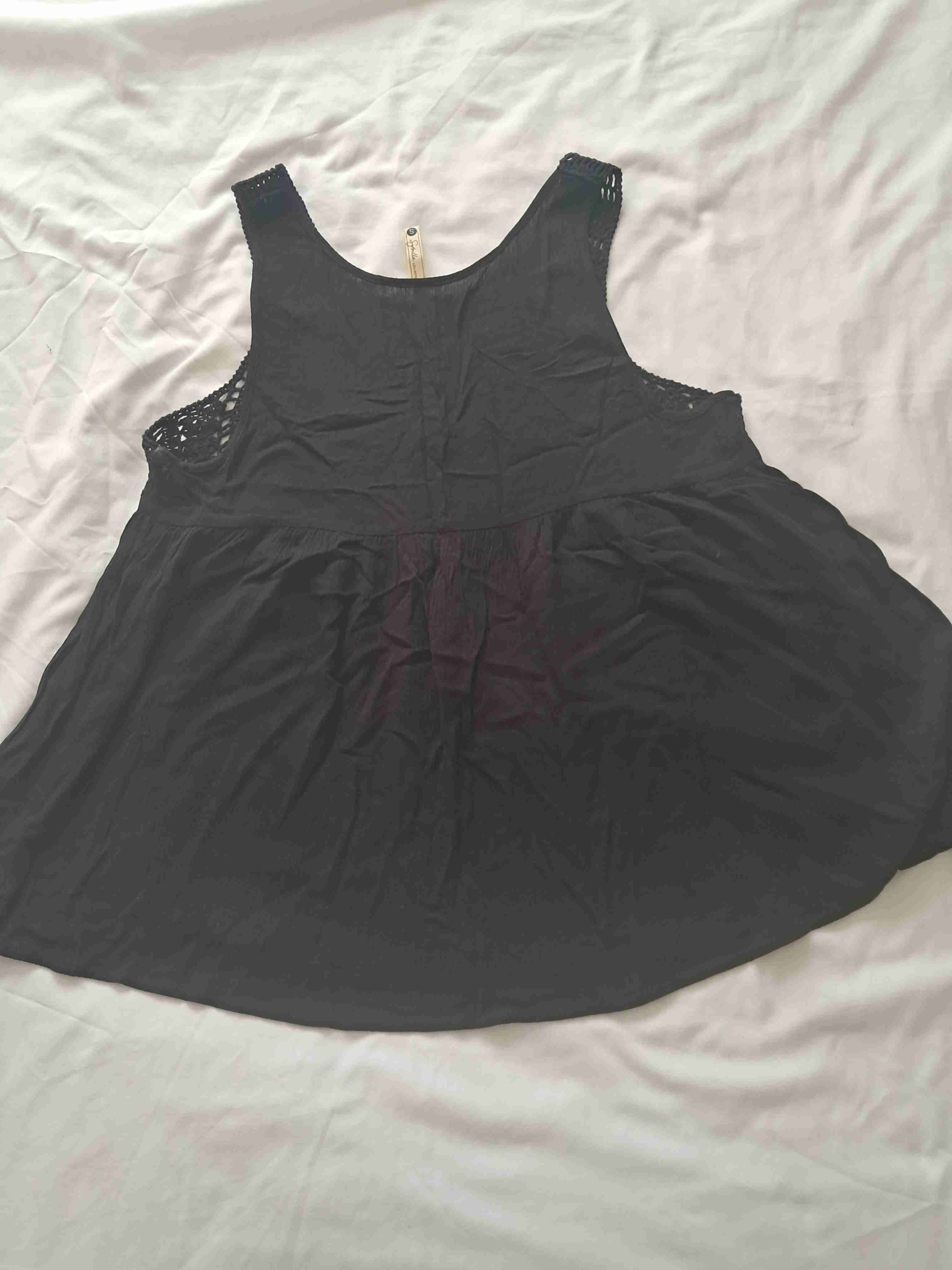 Blusa negra de encaje Sybilla talla S - miniatura 2