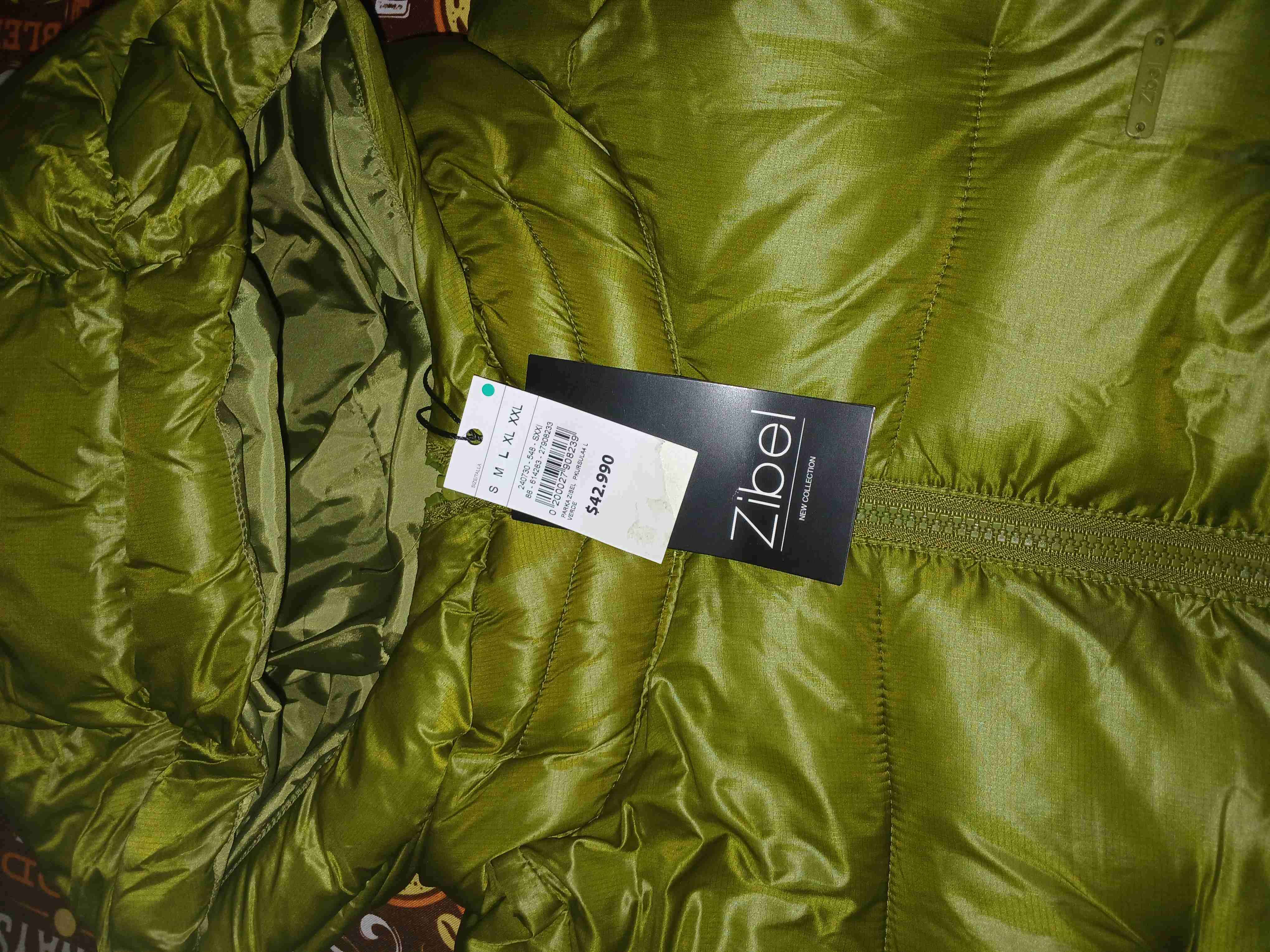 Chaqueta  Parka acolchada verde Zibel - miniatura 2