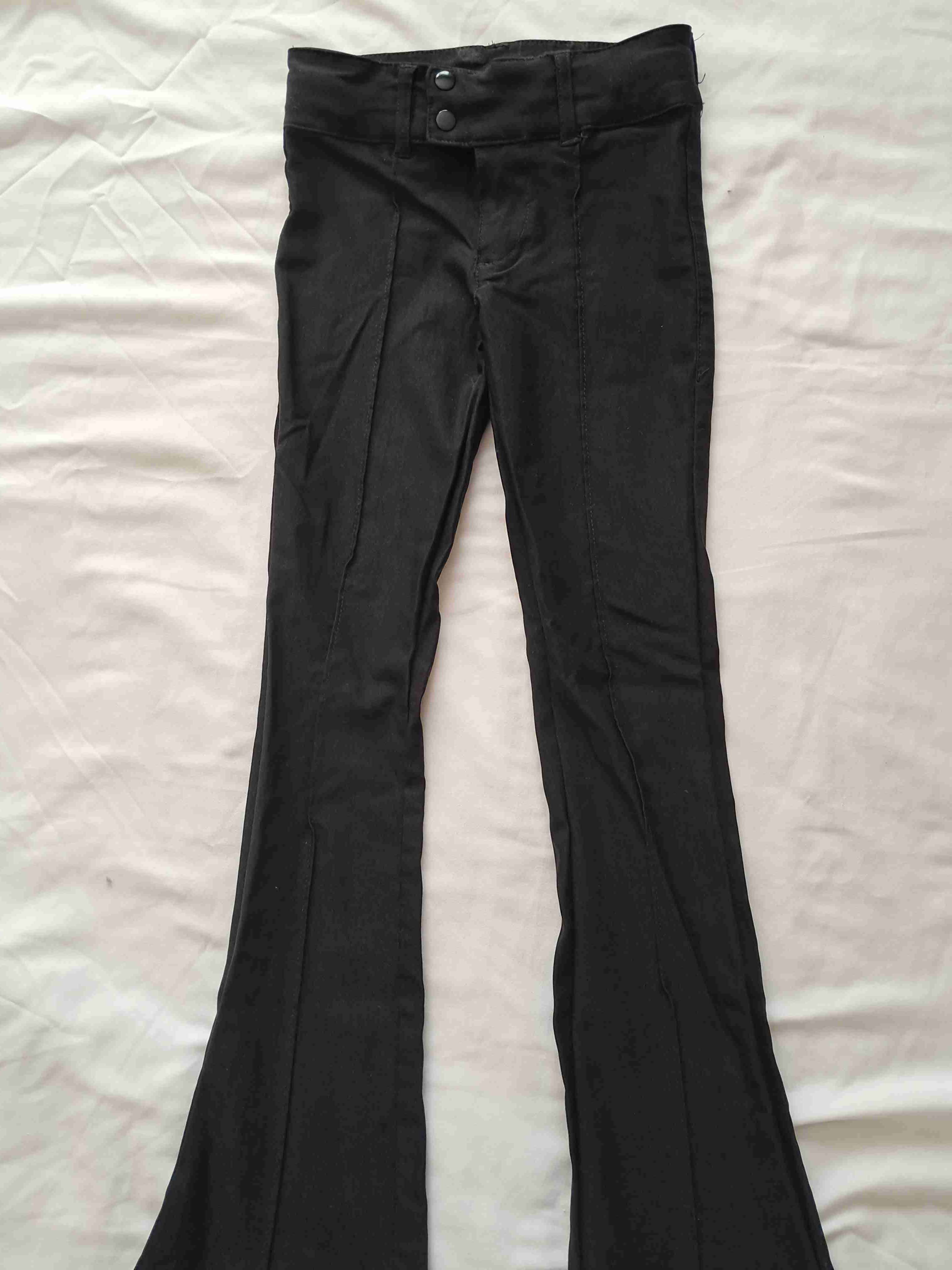 Pantalones negros Flare HyM talla 8-9 años