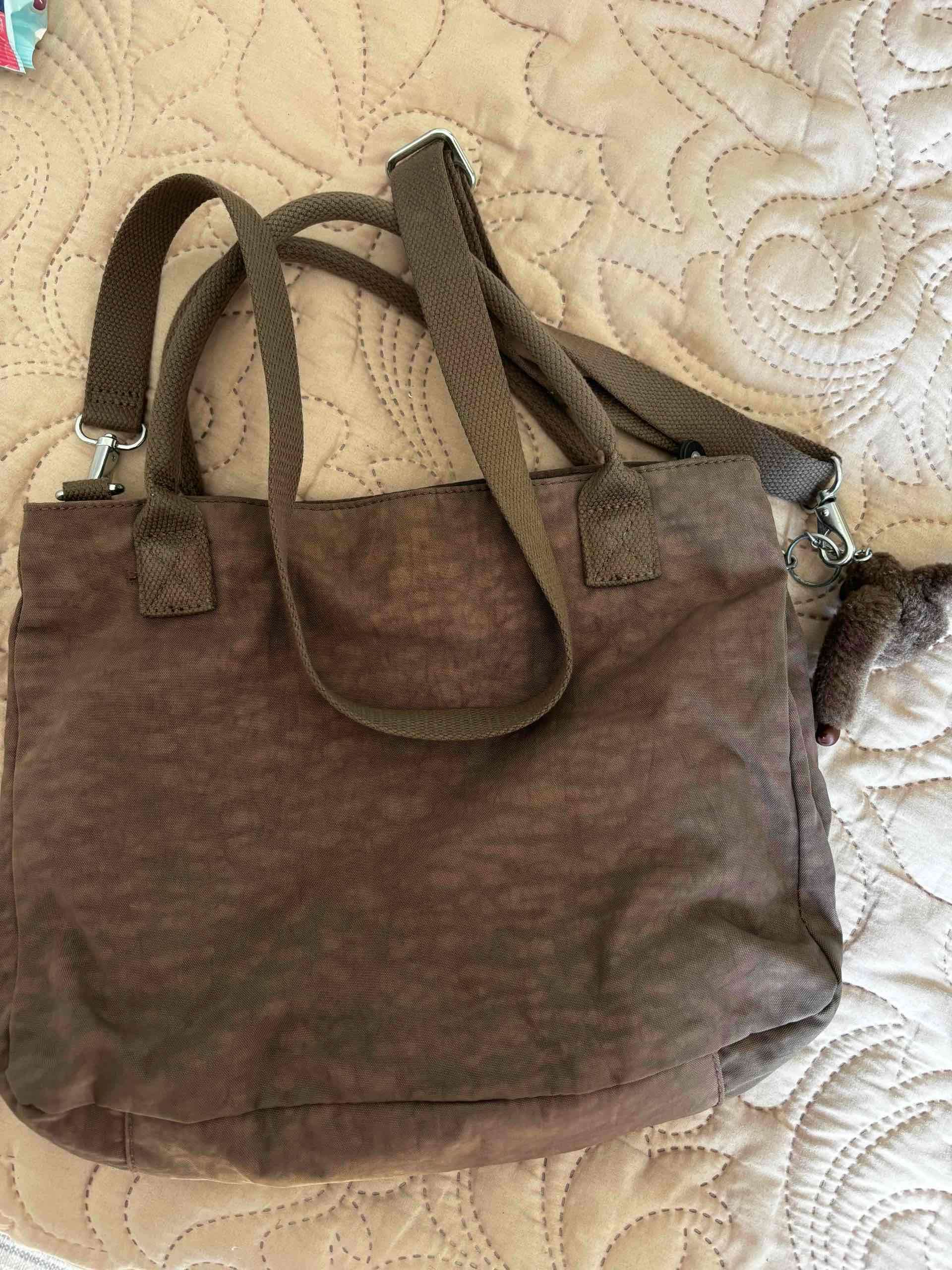 Bolso Kipling marrón con correa - miniatura 3