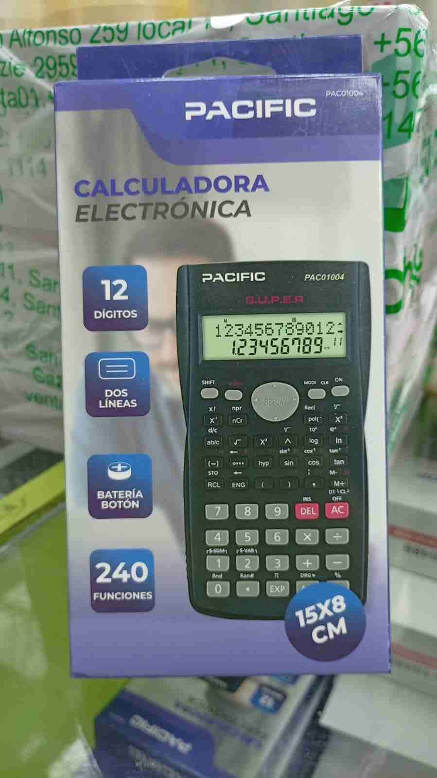 Calculadora Electrónica científica Pacific 12 Dígi