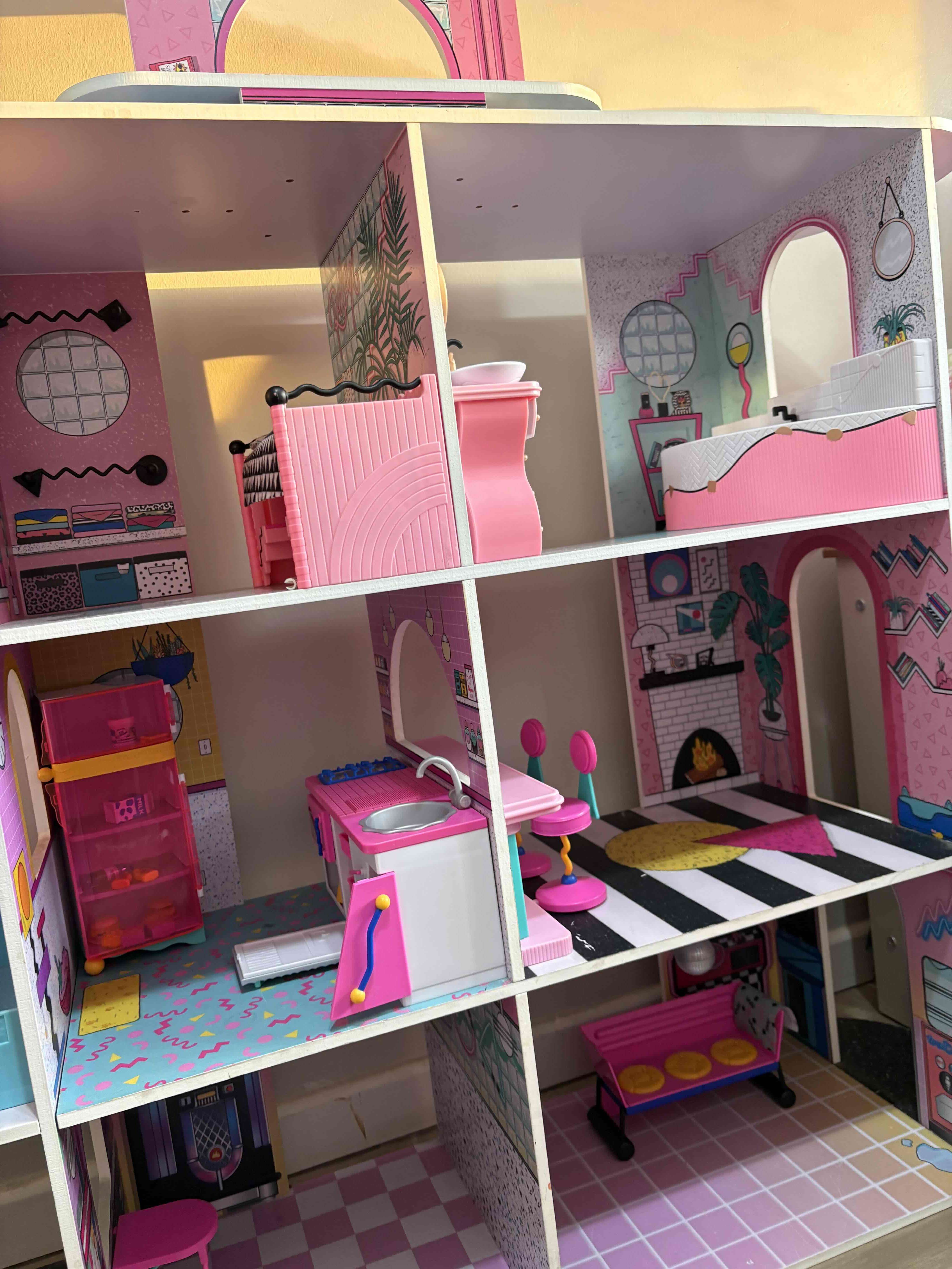 Casa de muñecas grande - miniatura 3
