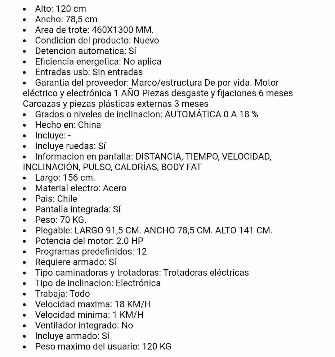 Trotadora Muvo Endurence 36 - miniatura 6