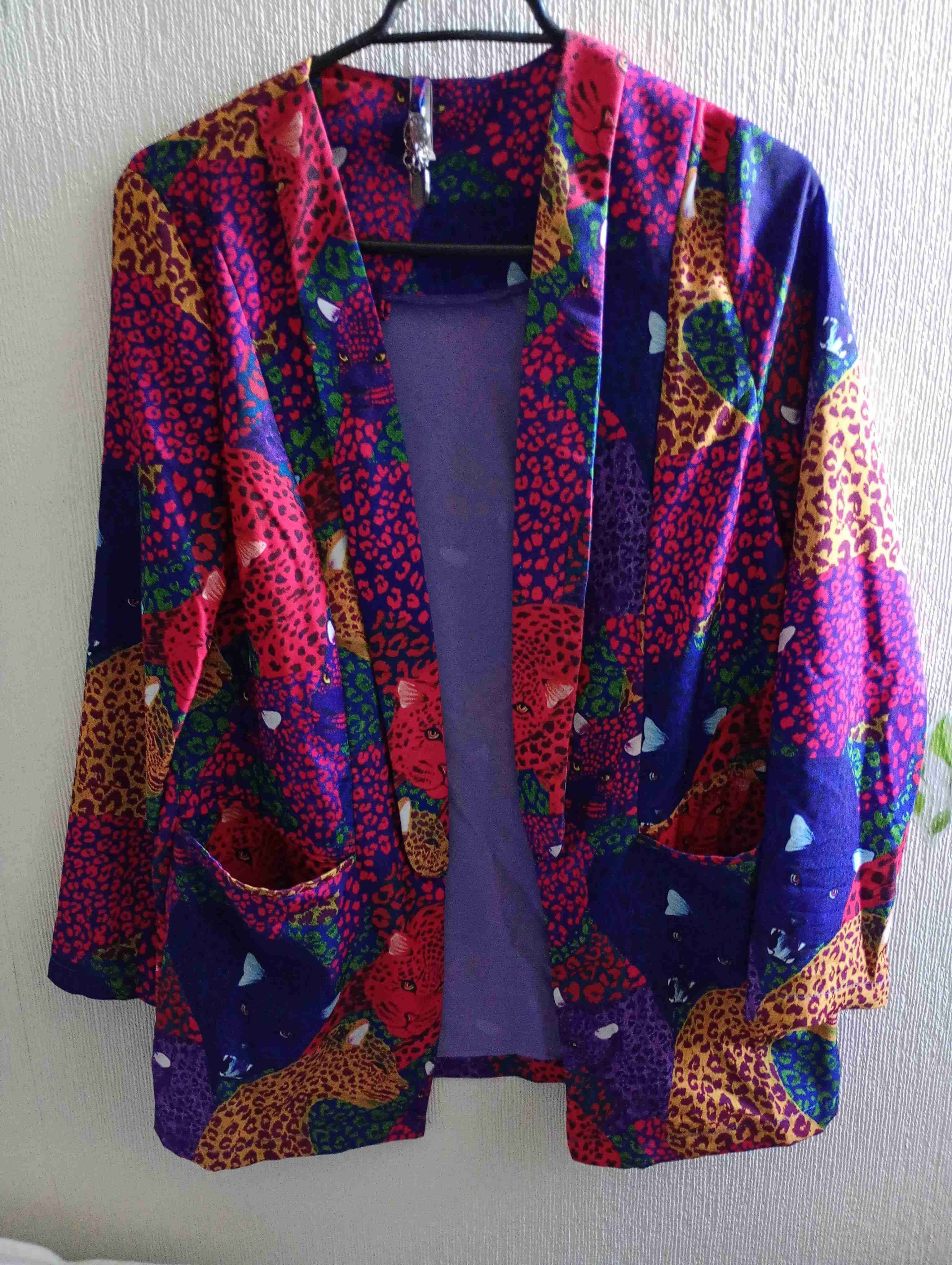 Blazer de cuadros blanco y negro - miniatura 4