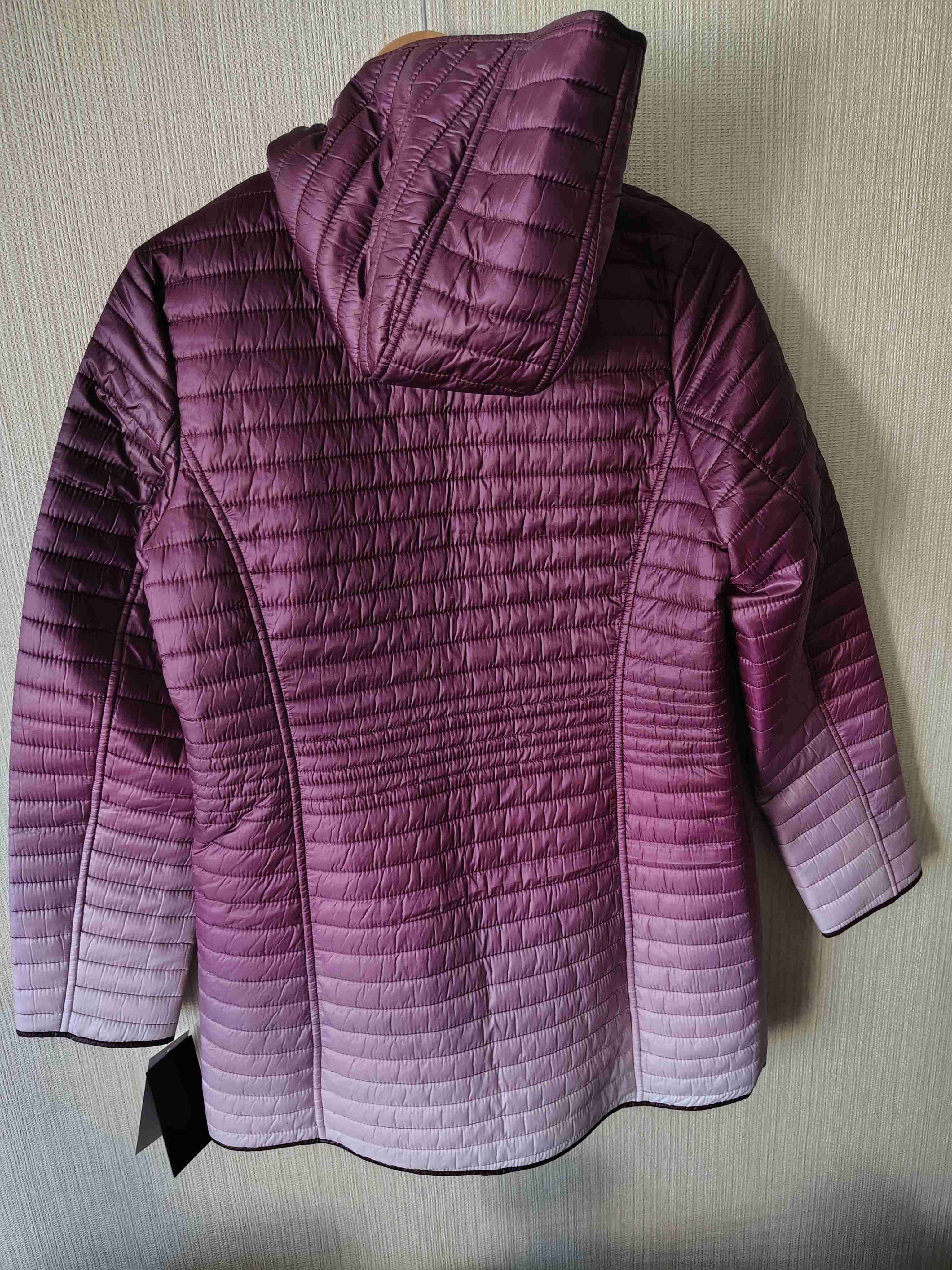 Chaqueta en degradé morada con capucha - miniatura 2