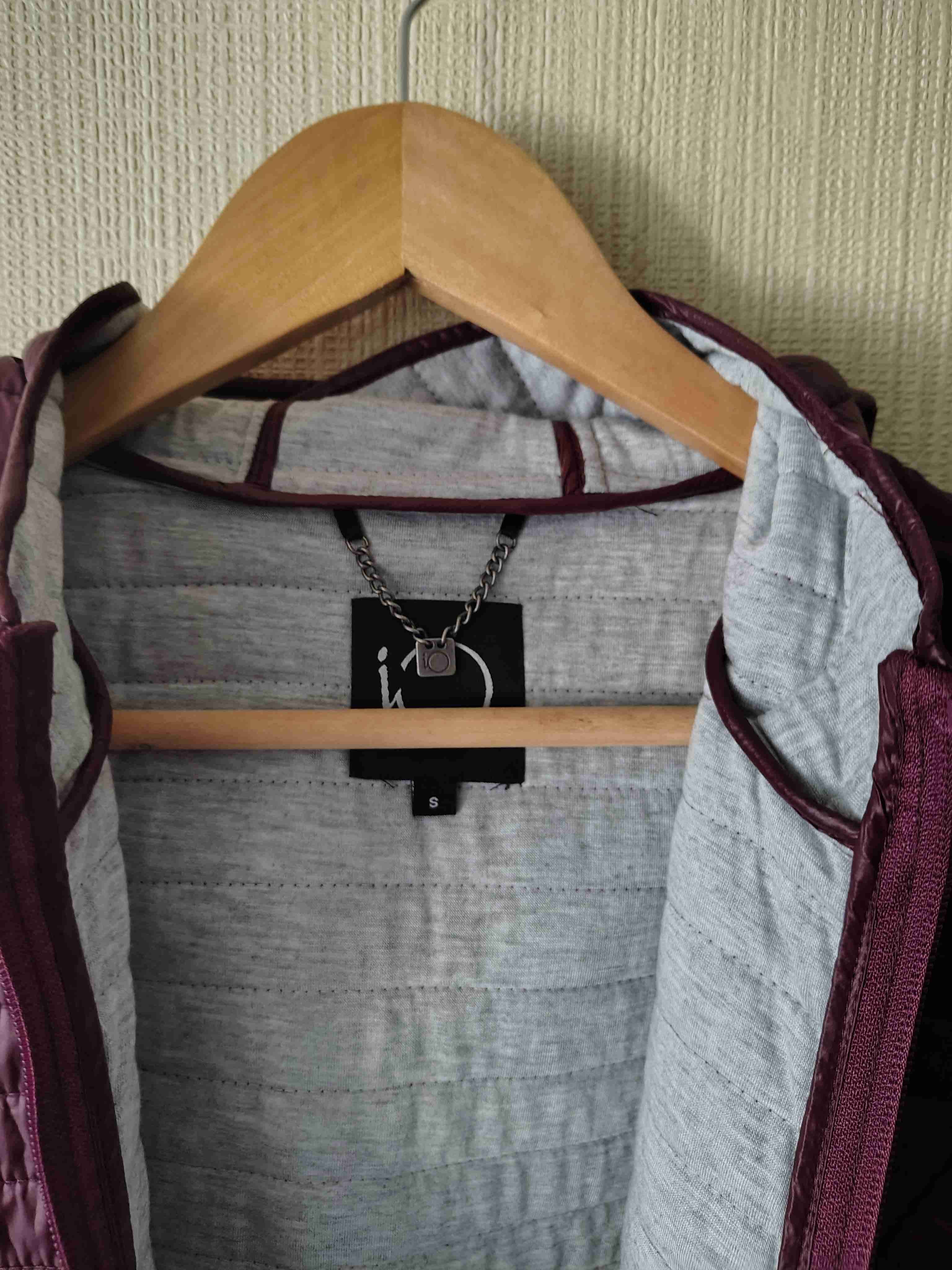 Chaqueta en degradé morada con capucha - miniatura 3