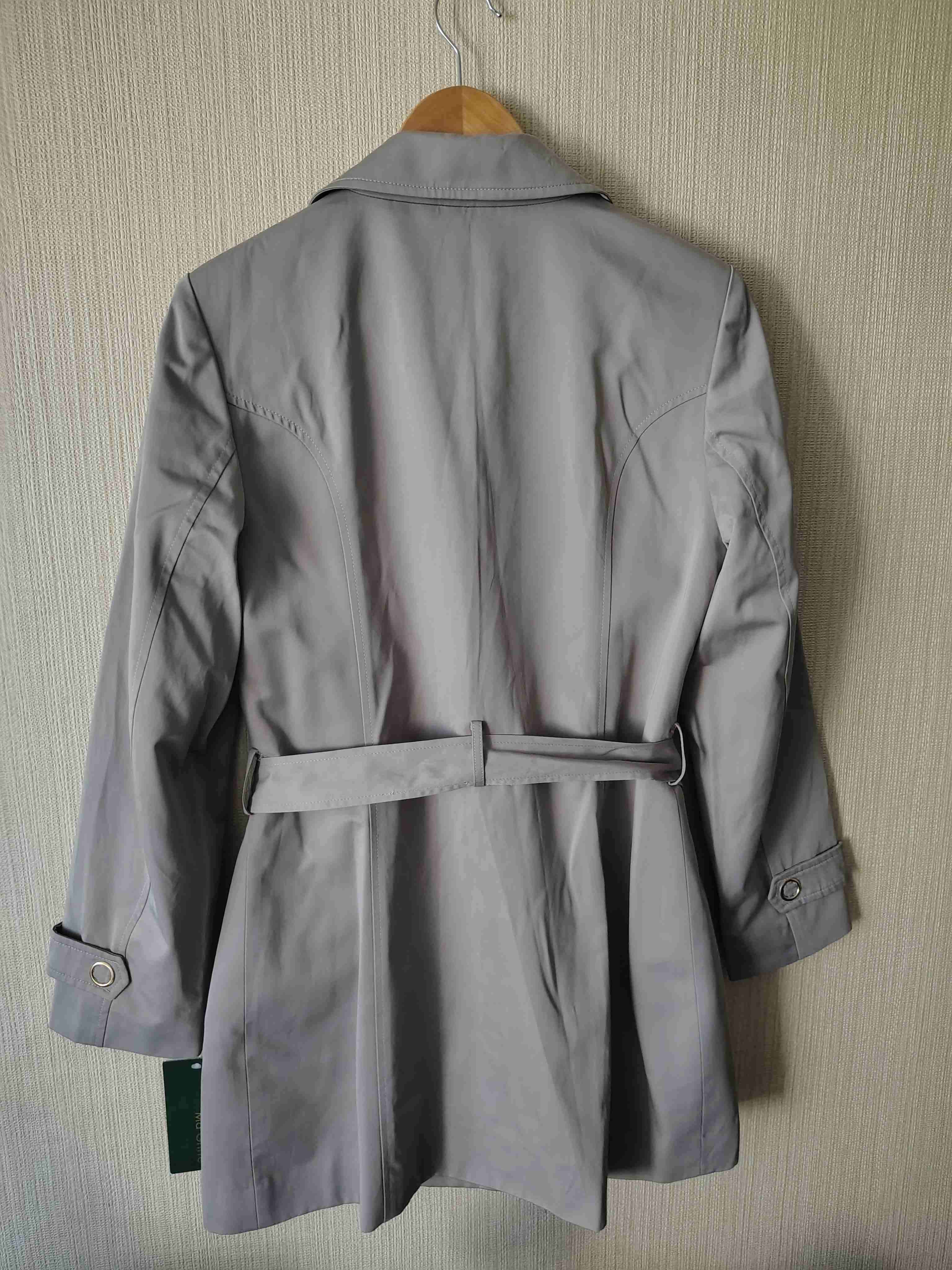 Trench gris verde con cinturón Ma Griffe - miniatura 2