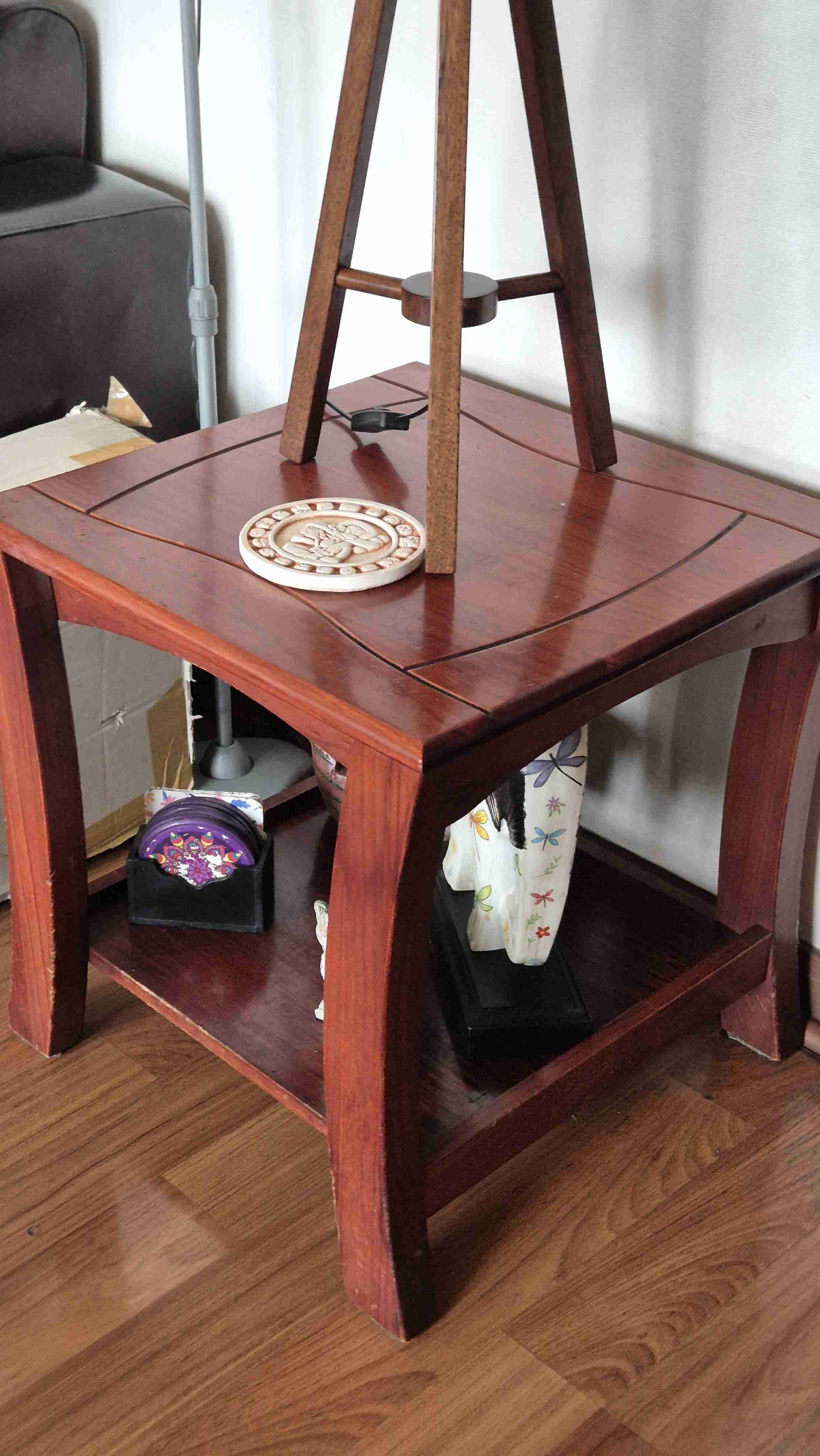 Mesa de centro y lateral madera - miniatura 3