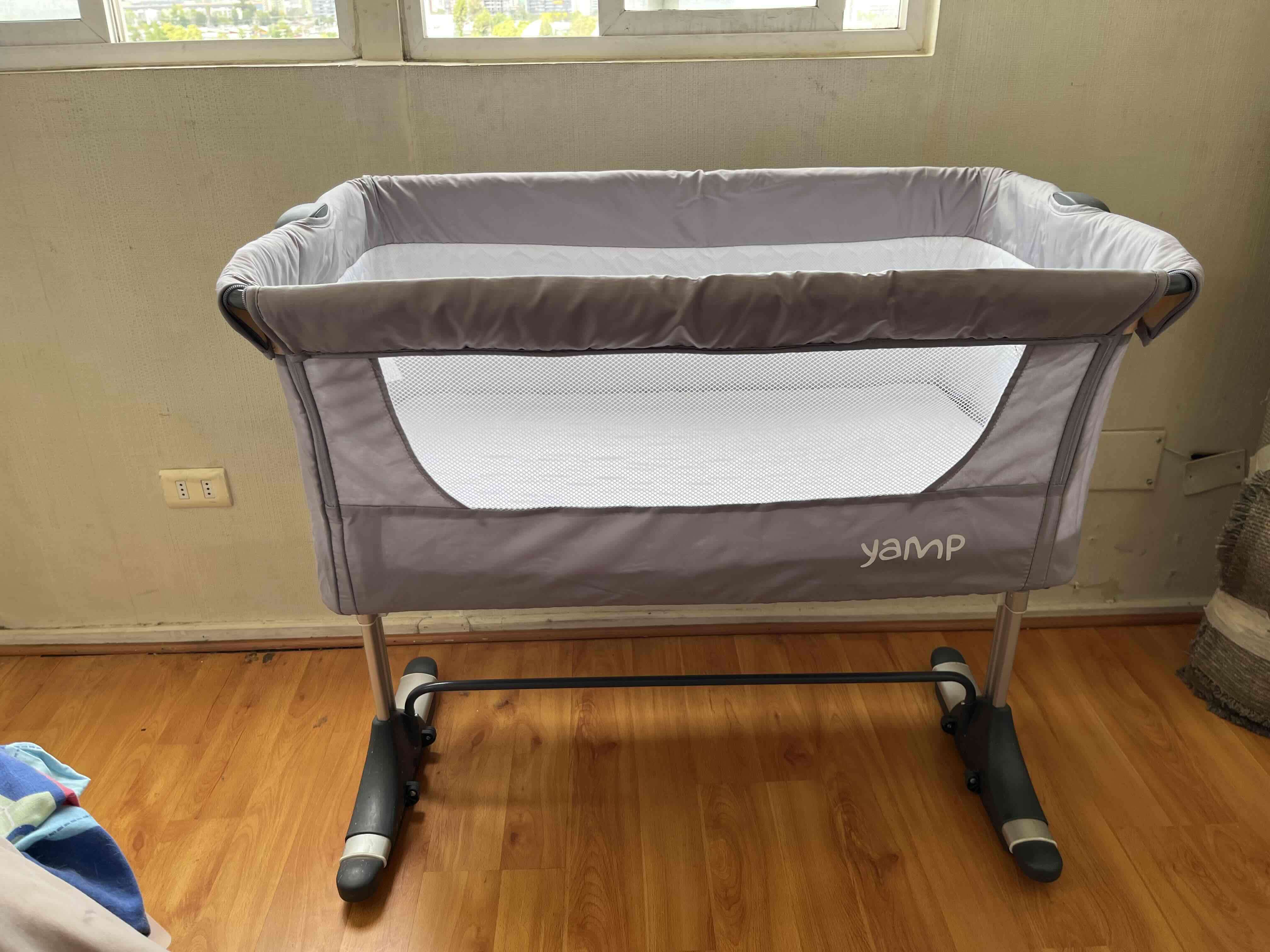 Cuna de bebé Yamp gris - miniatura 2