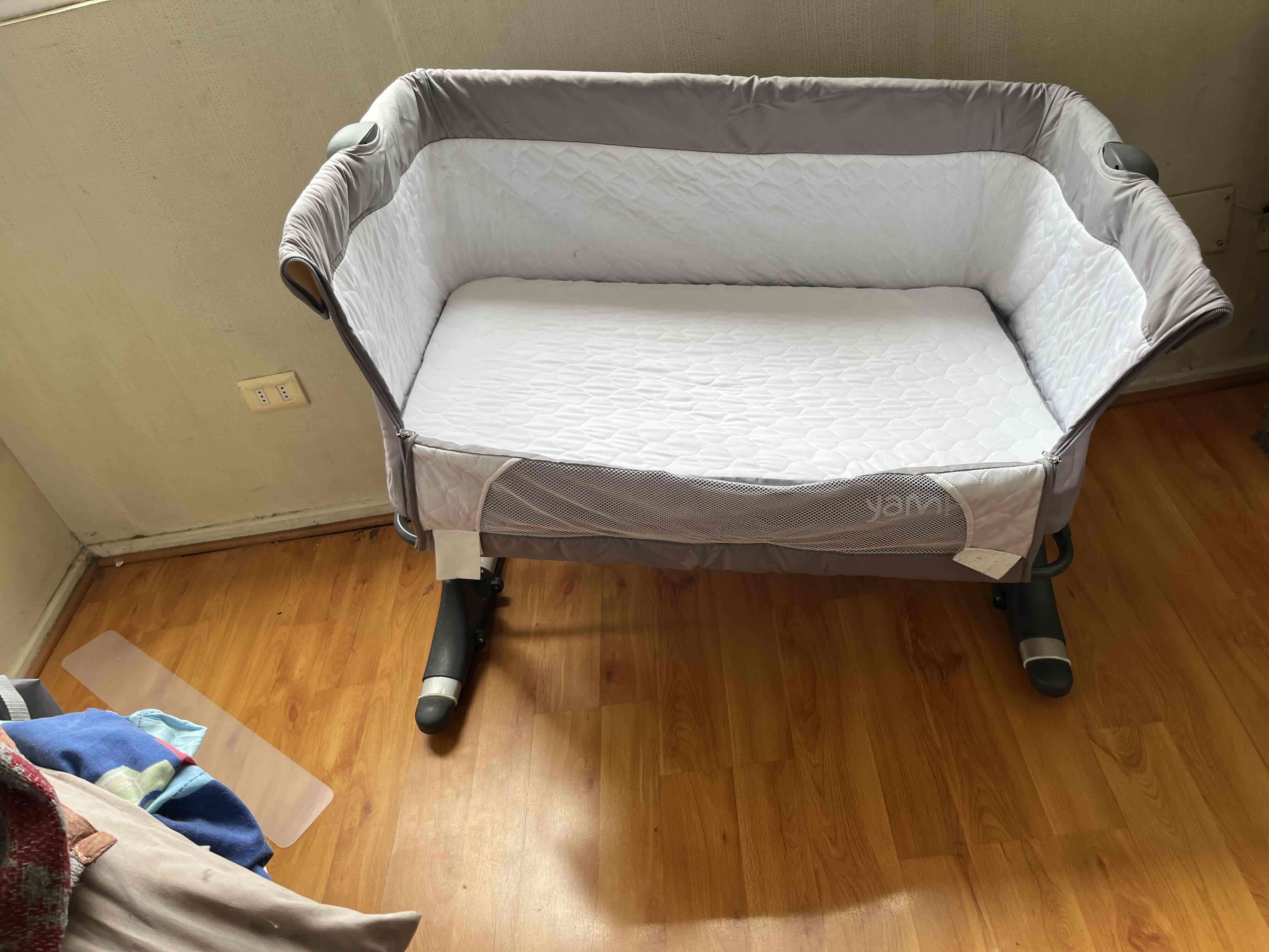 Cuna de bebé Yamp gris - miniatura 4