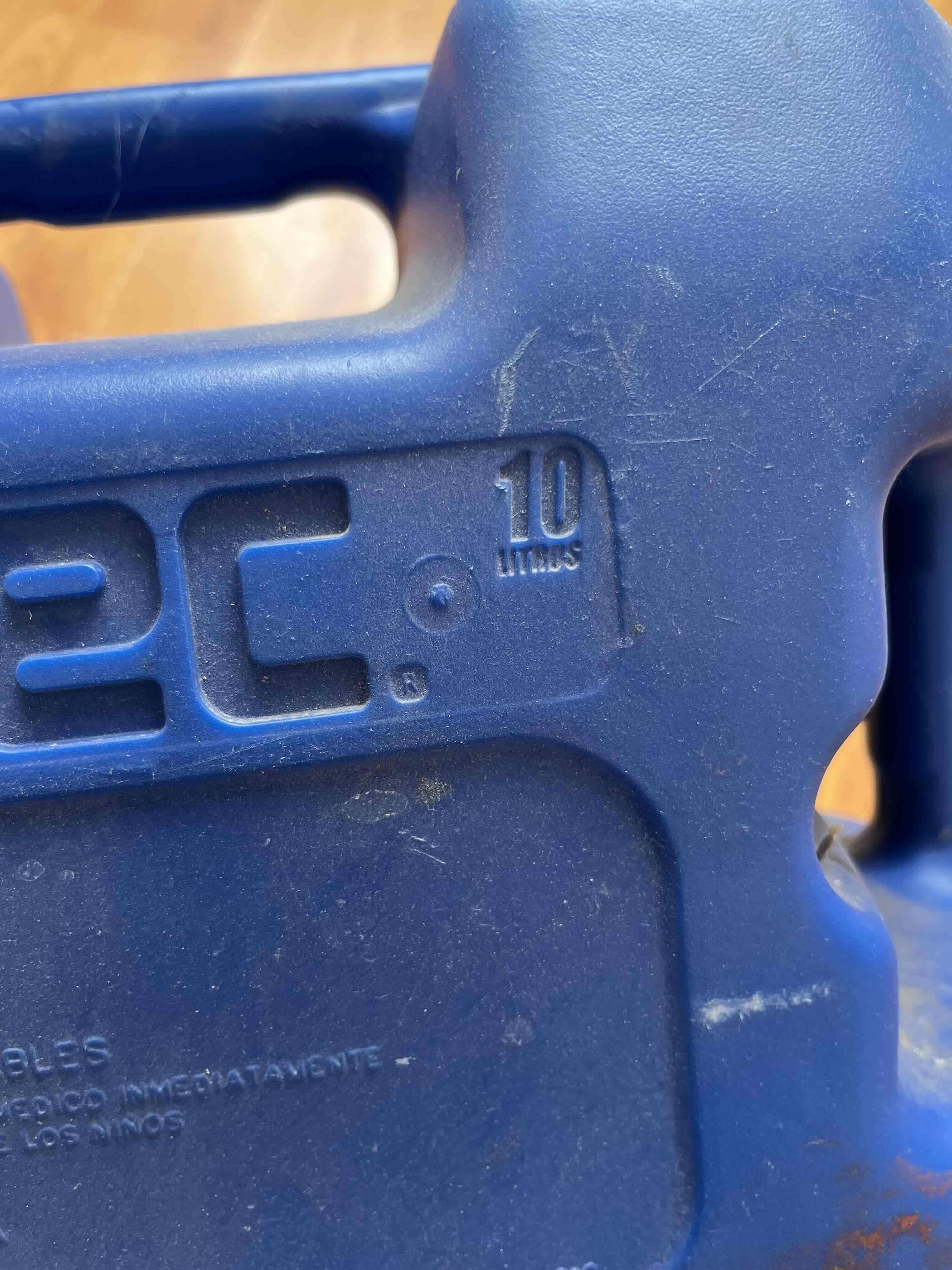 Bidón de gasolina 10 litros azul - miniatura 2