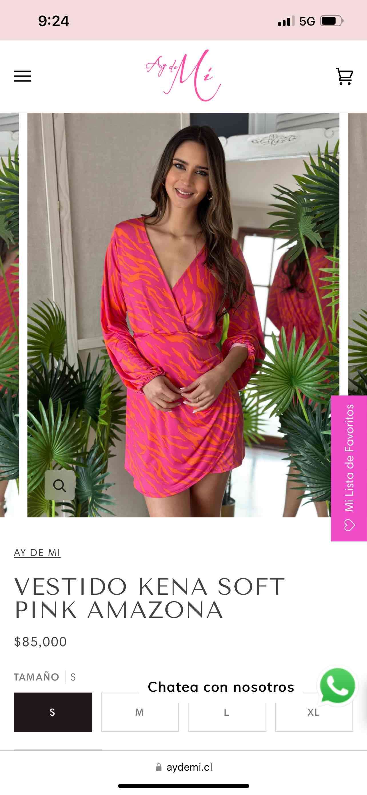 Vestido Ay de Mi - Kena Soft Pink