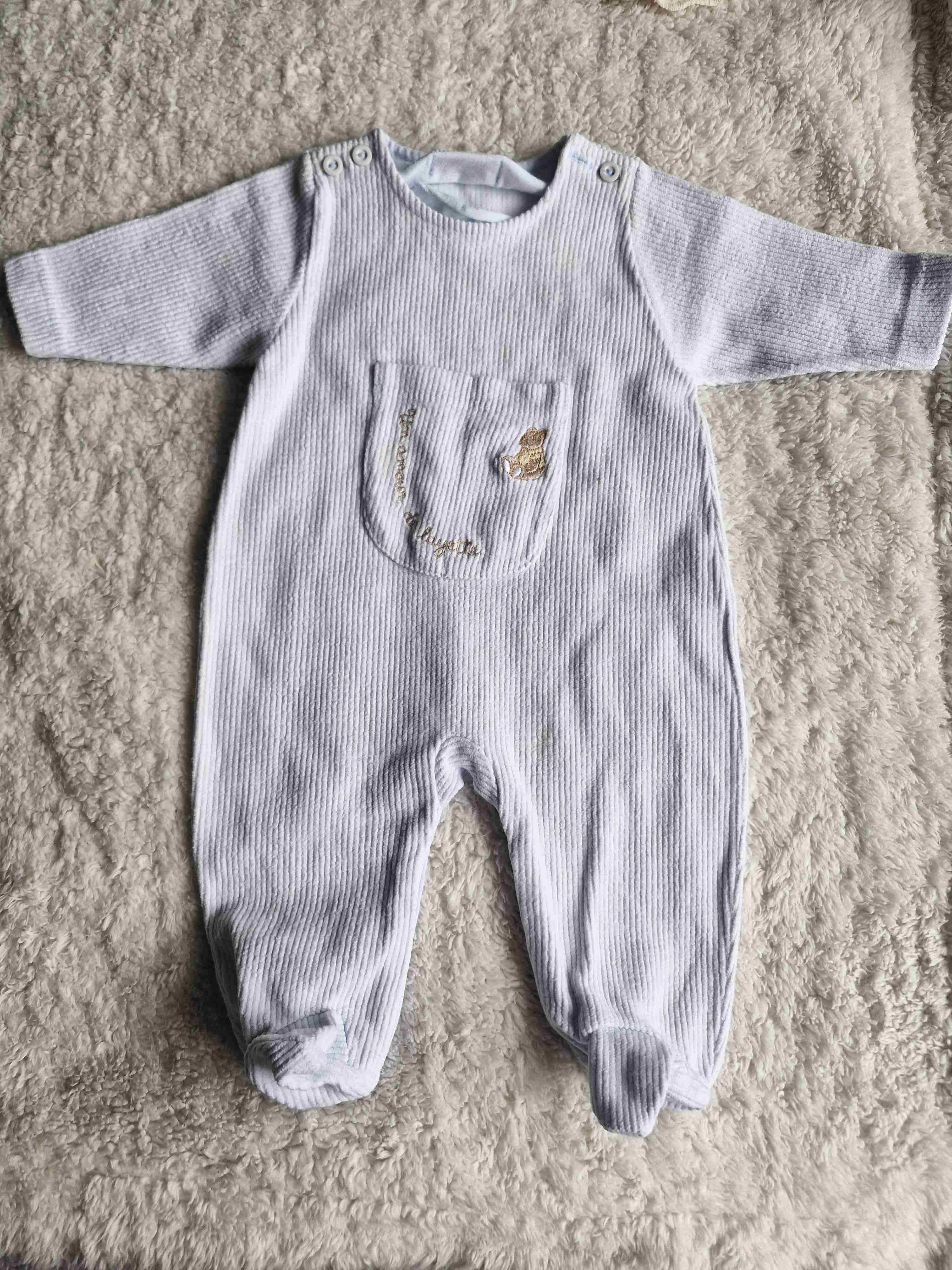 Enterito para bebé celeste