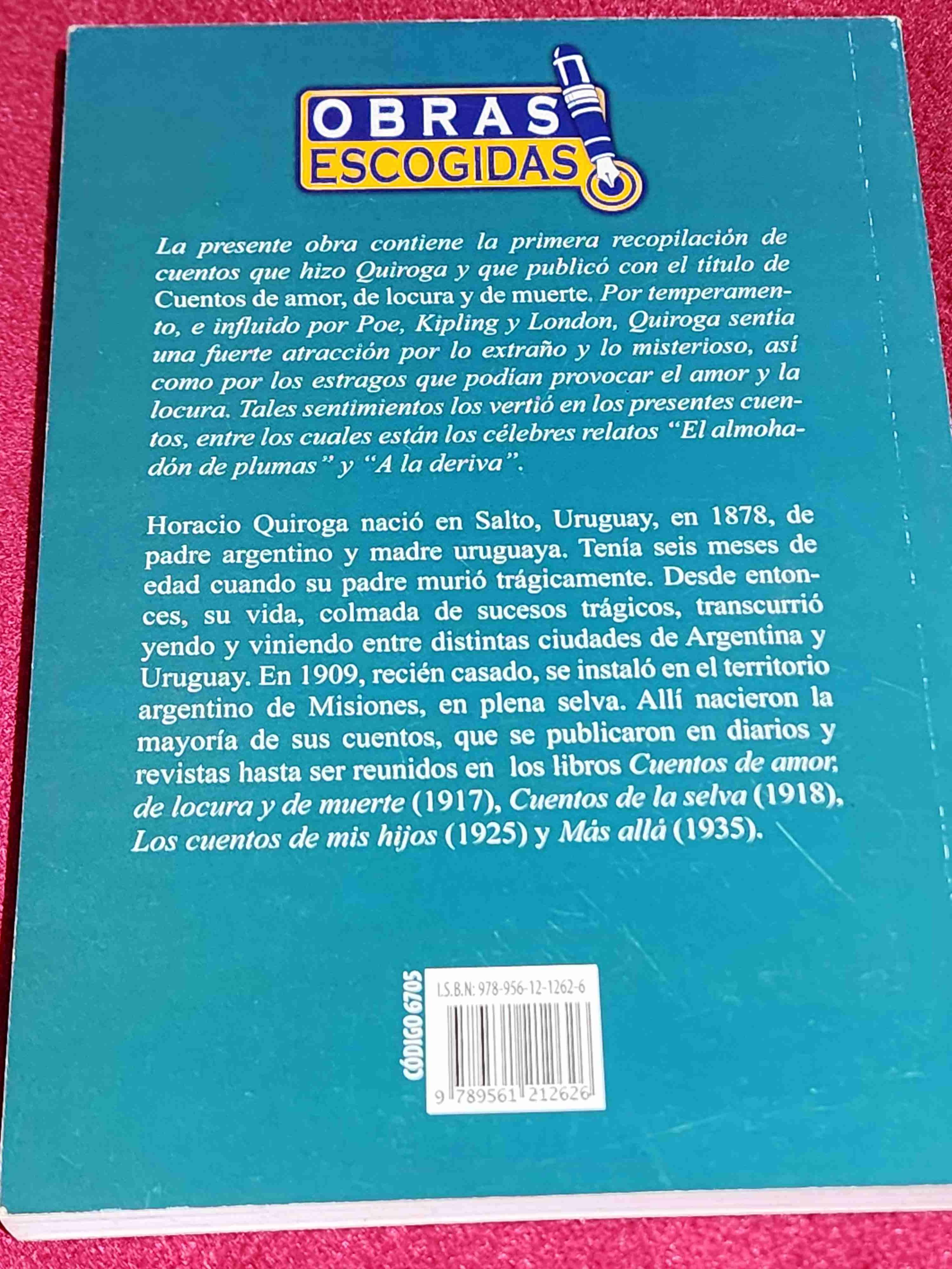 Libro 'Cuentos de amor, de locura y de muerte' - miniatura 3