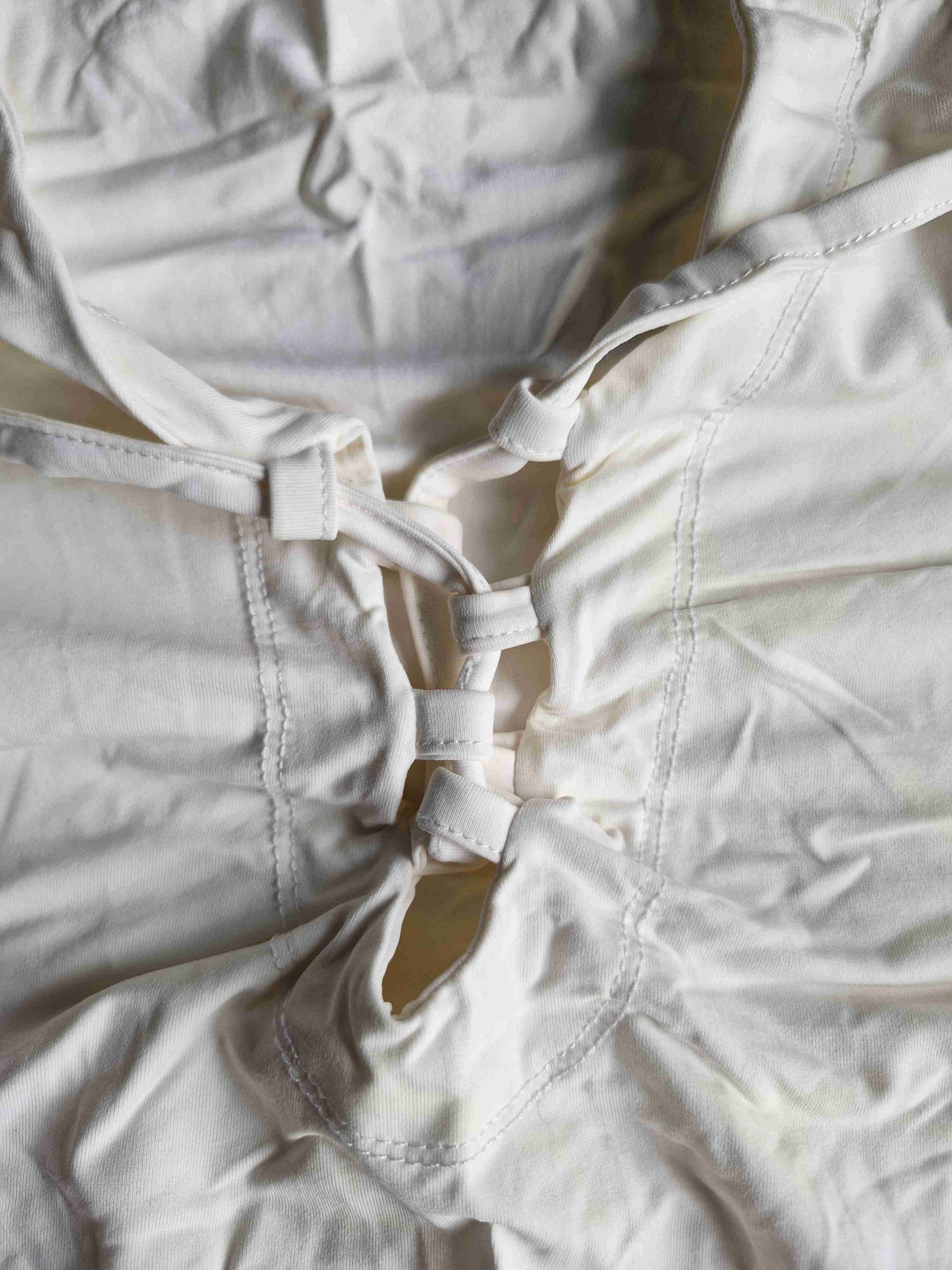 Body blanco con lazo delantero - miniatura 2