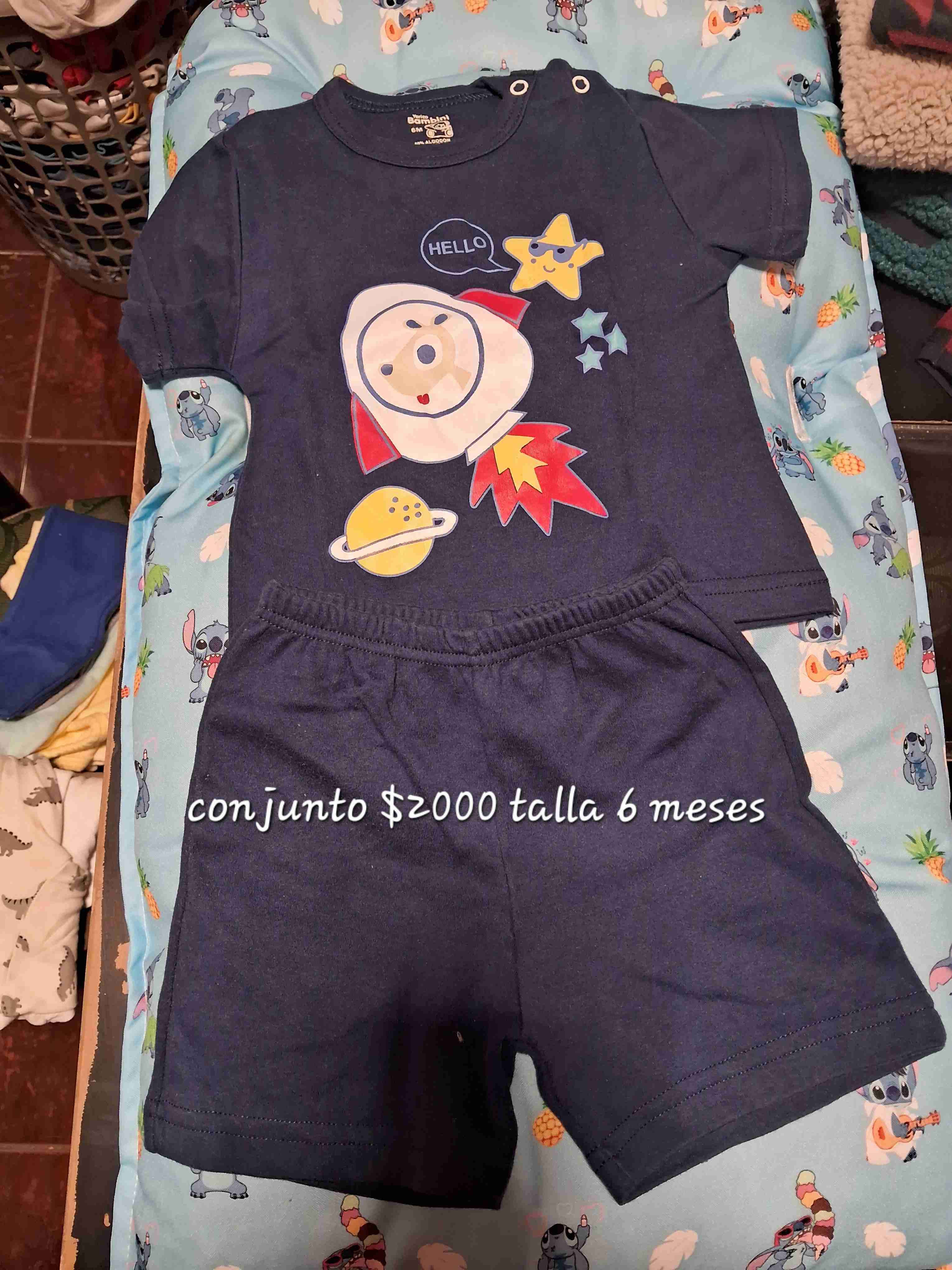 Polera azul infantil Monster - miniatura 2