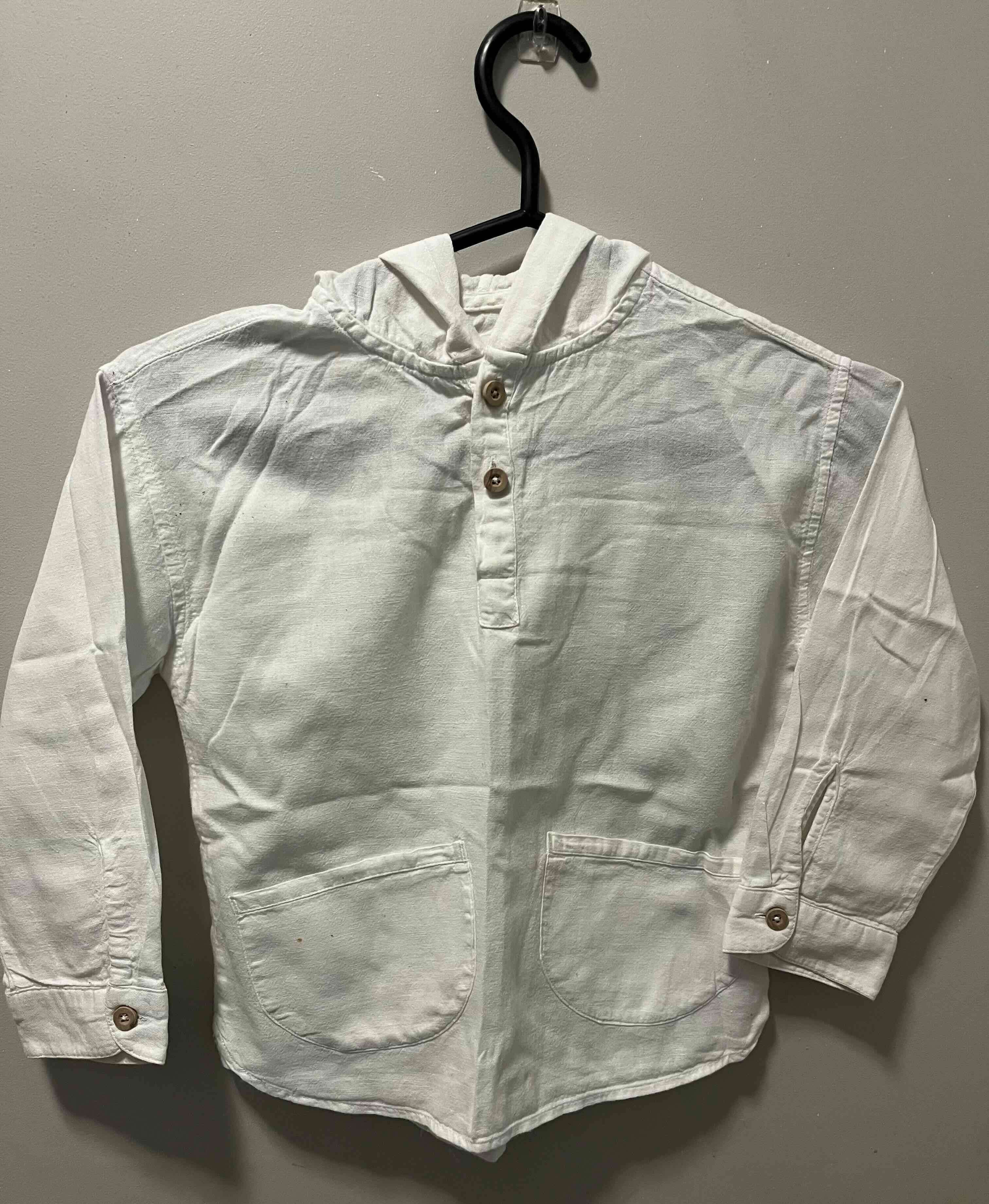 Polerón blanco con capucha - miniatura 2