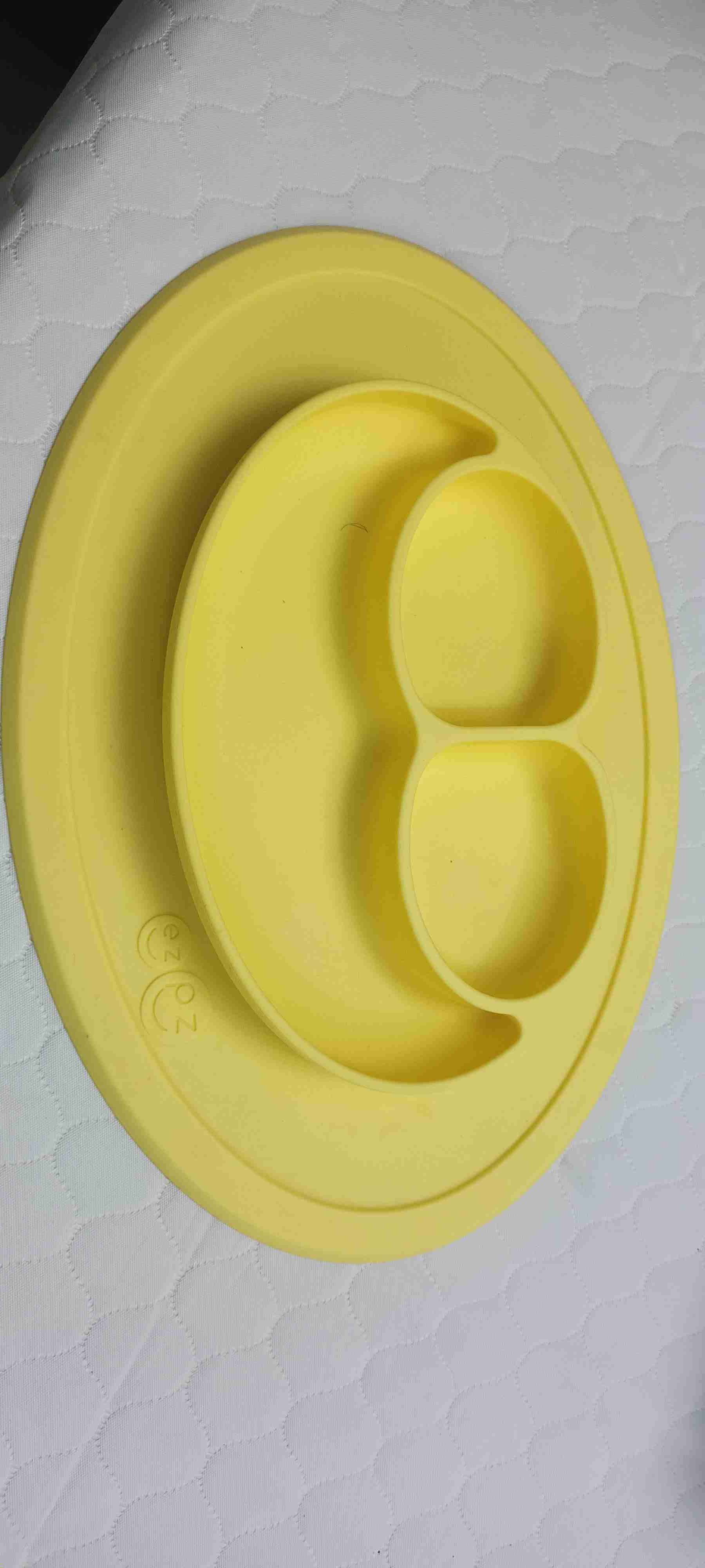 Plato infantil de silicona verde - miniatura 2