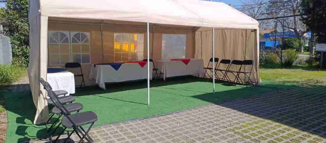 Carpa 3x6 para eventos arriendo
