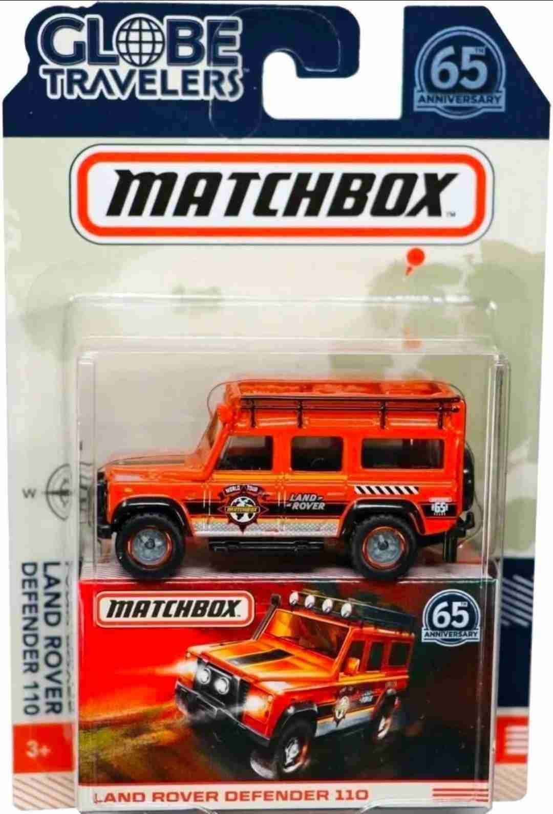 Auto Jeep Land Rover Defender Matchbox GlobeTravel