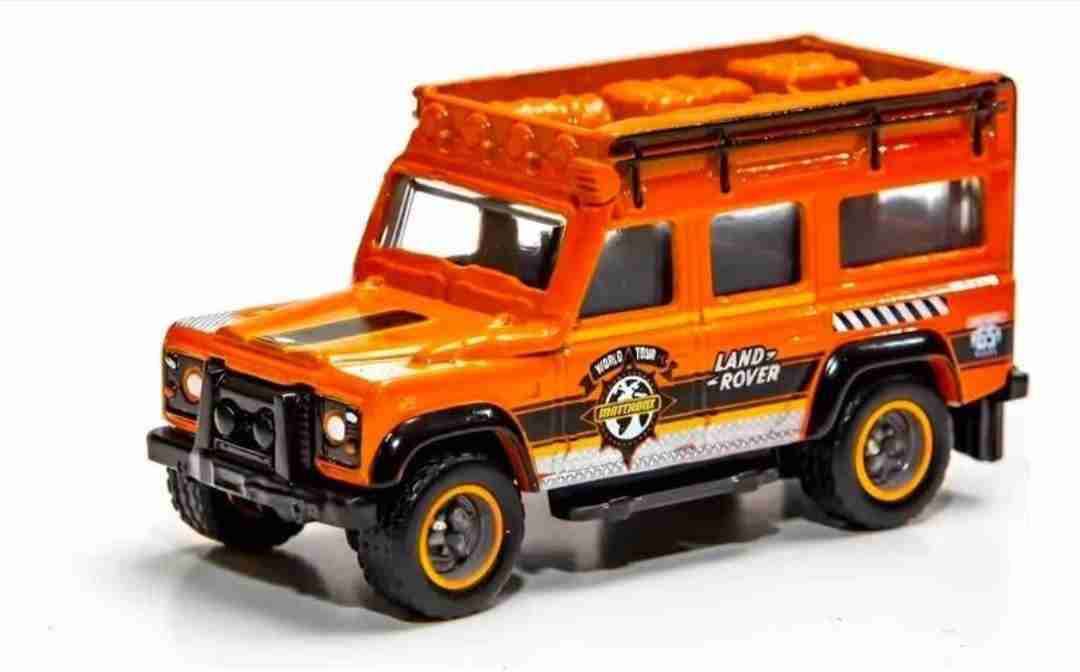 Auto Jeep Land Rover Defender Matchbox GlobeTravel - miniatura 3