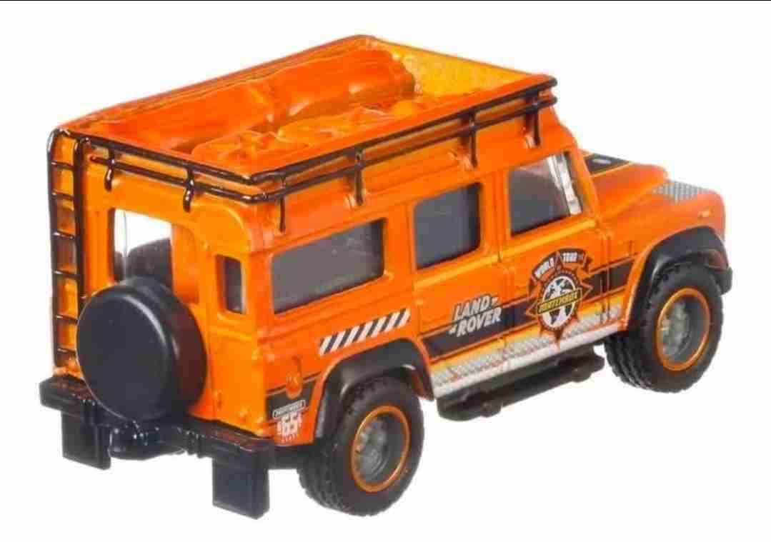 Auto Jeep Land Rover Defender Matchbox GlobeTravel - miniatura 4