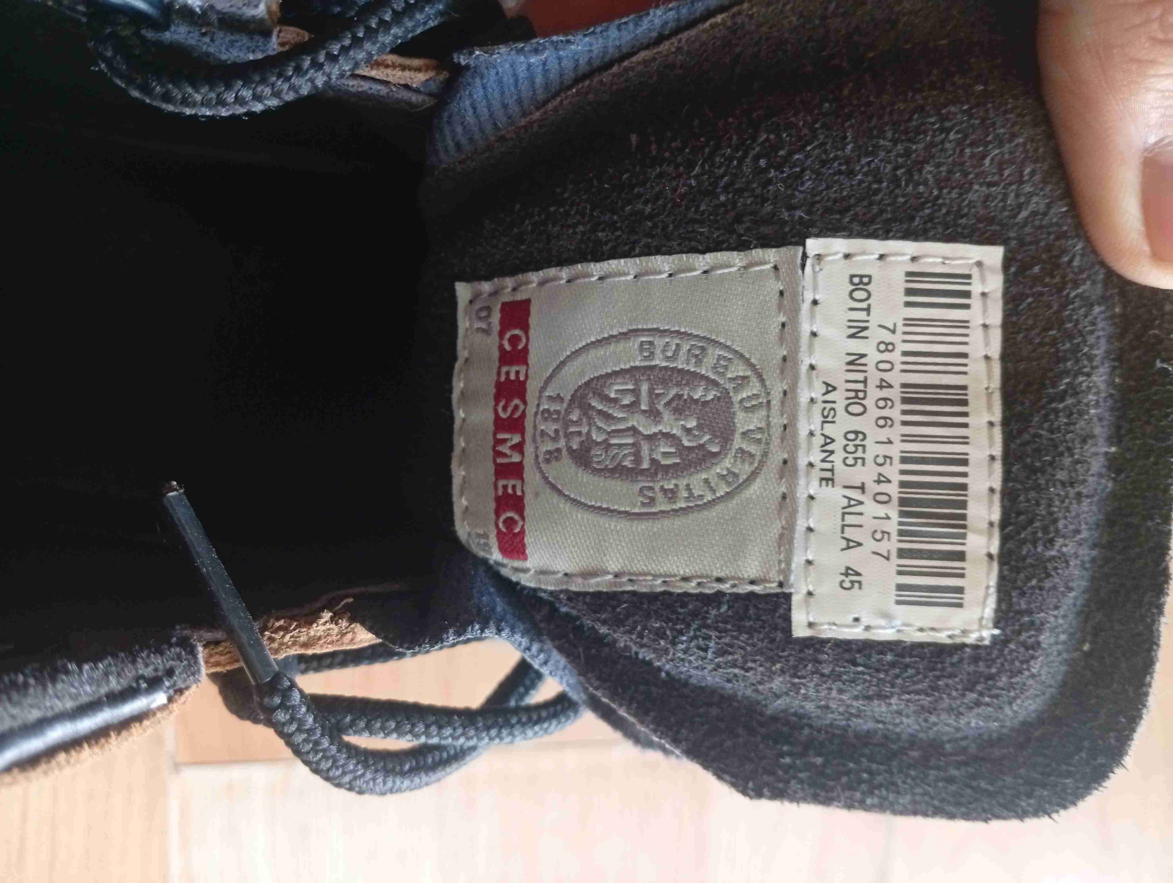 Botas de montaña café marca trek - miniatura 4