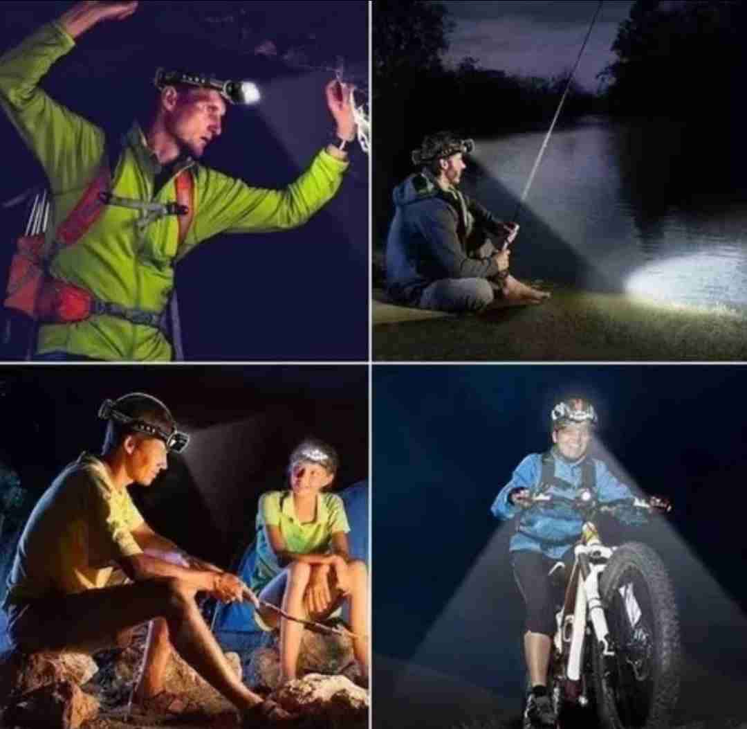 Linterna de Cabeza RECARGABLE 5 Leds  Batery - miniatura 3