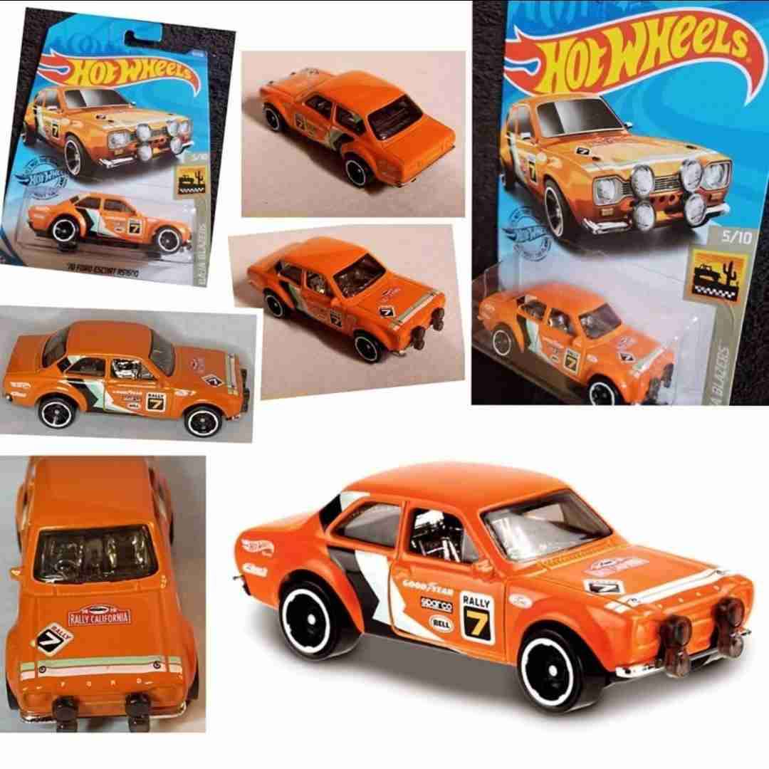 Autito de Carrera Marca Hotwheel '70 FORD ESCORT R