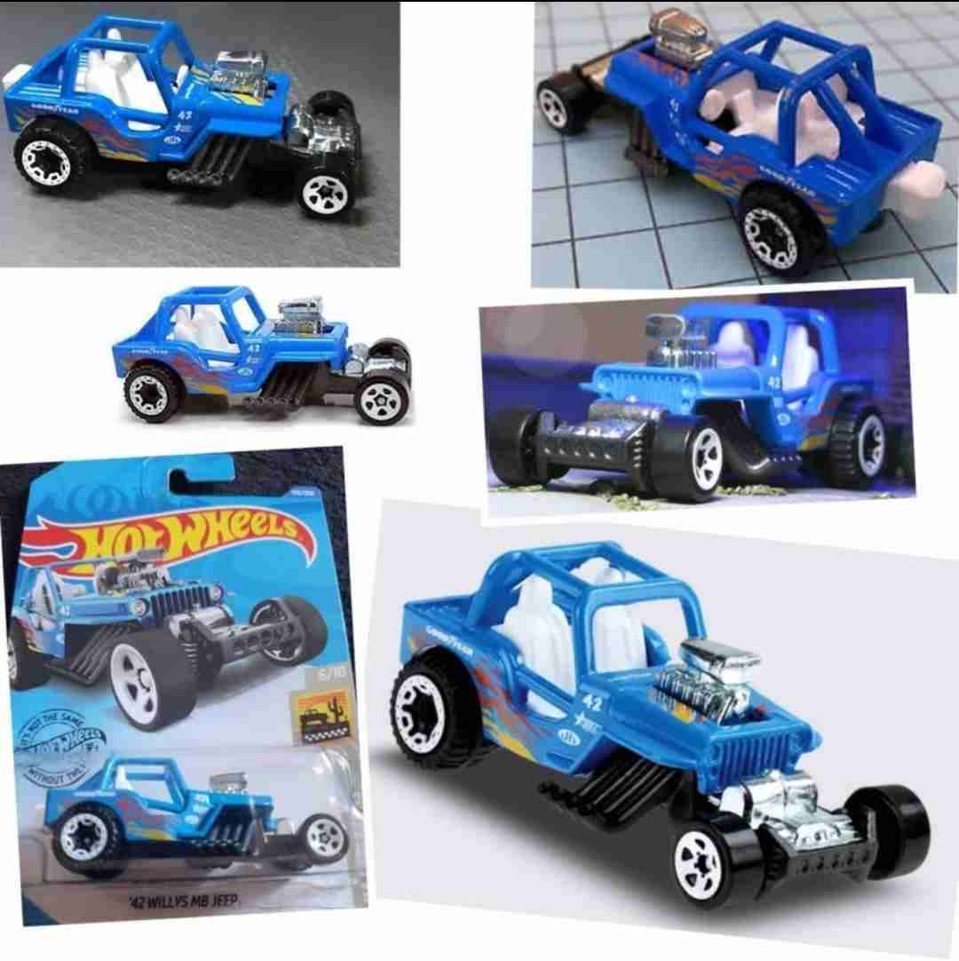 Jeep 42 willys MB Año 2019. Baja Blazer. Hotwheels