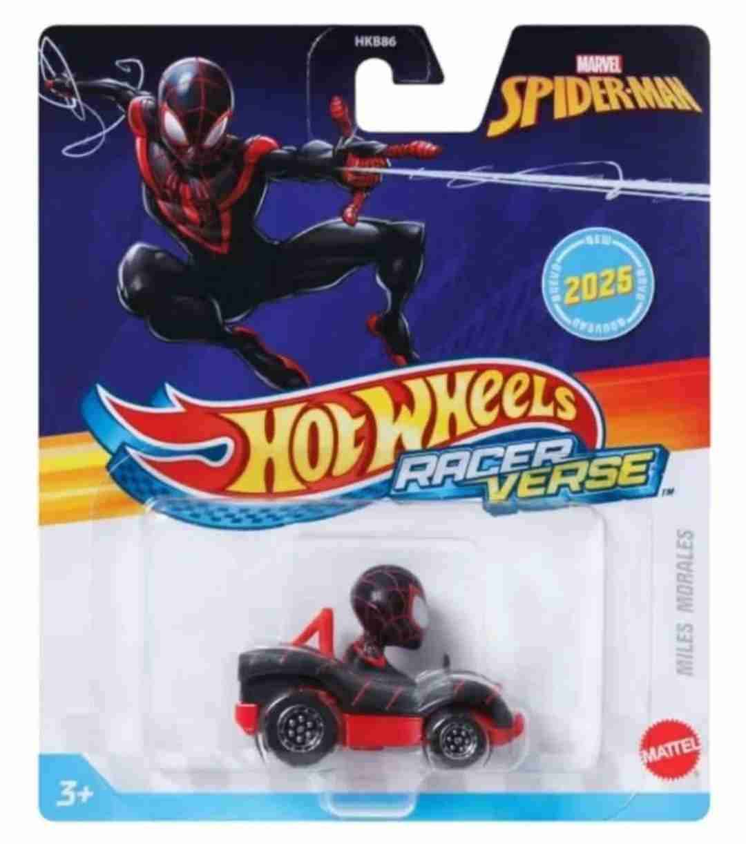 Autito Hotwheels Racer Verse Batman DC Negro  1:64
