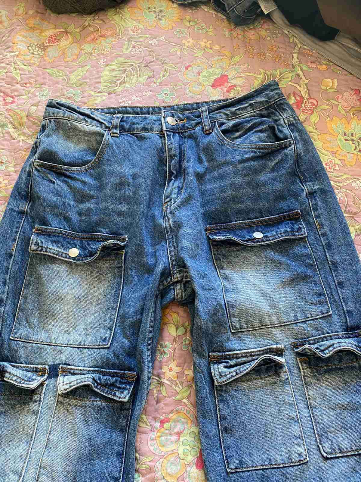 Jeans cargo Índex azul - miniatura 2