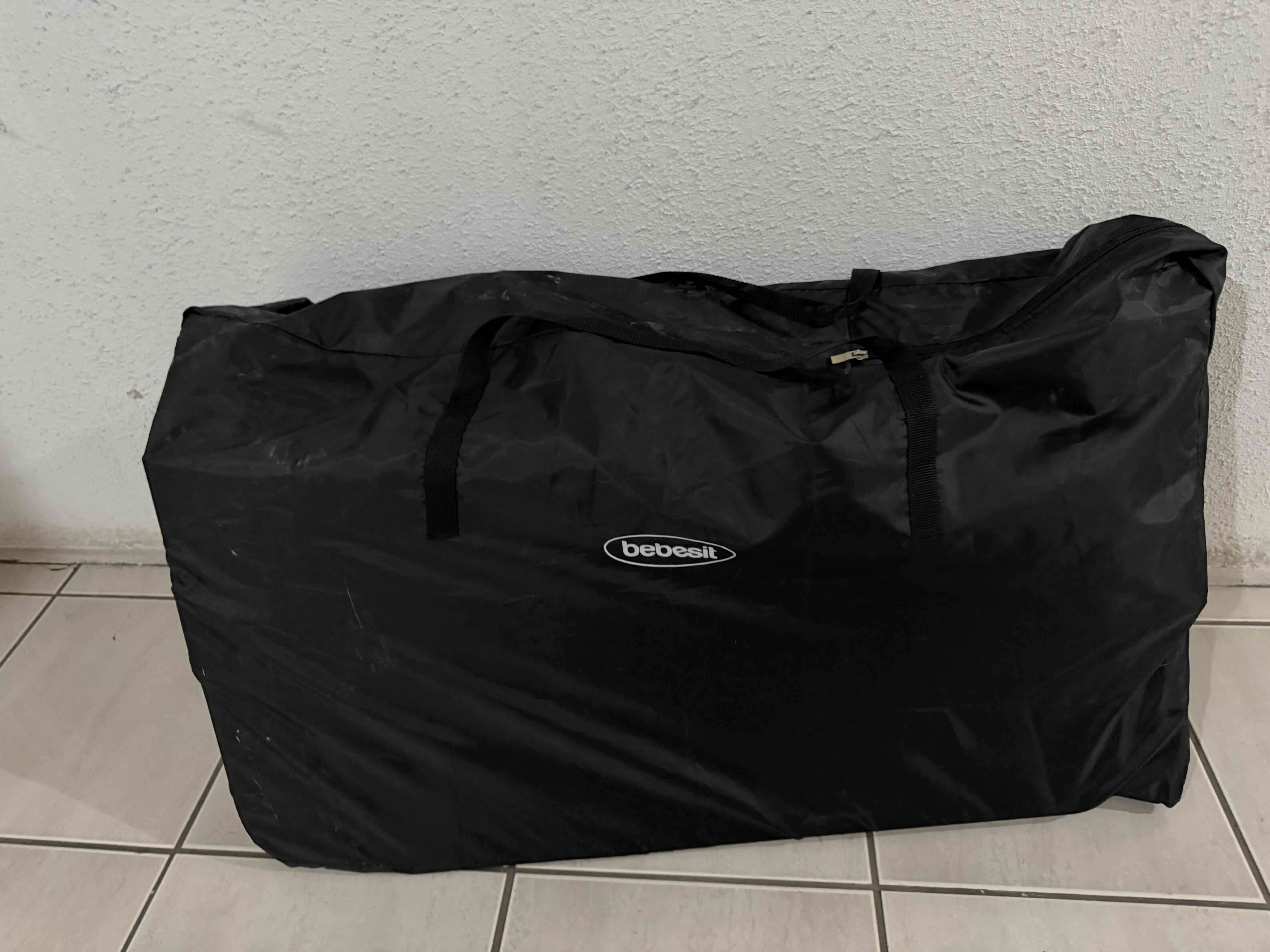 Corral cuna plegable negro - miniatura 6