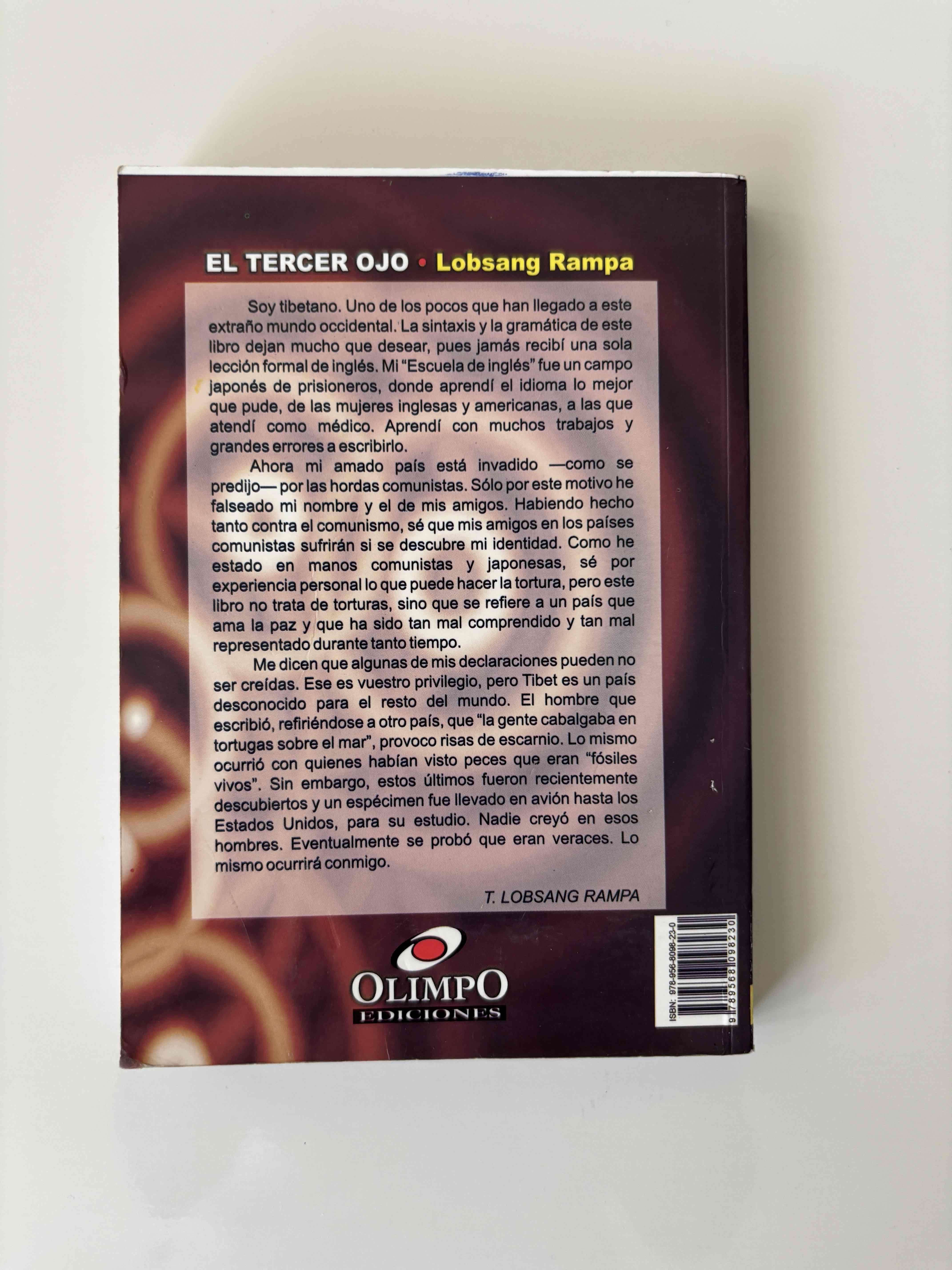 Libro El Tercer Ojo de Lobsang Rampa - miniatura 2
