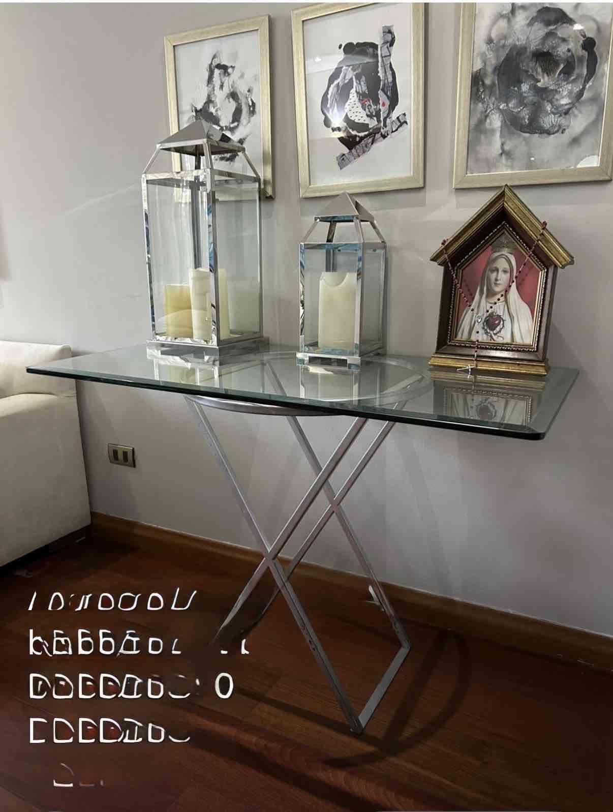 Arrimo de vidrio moderno