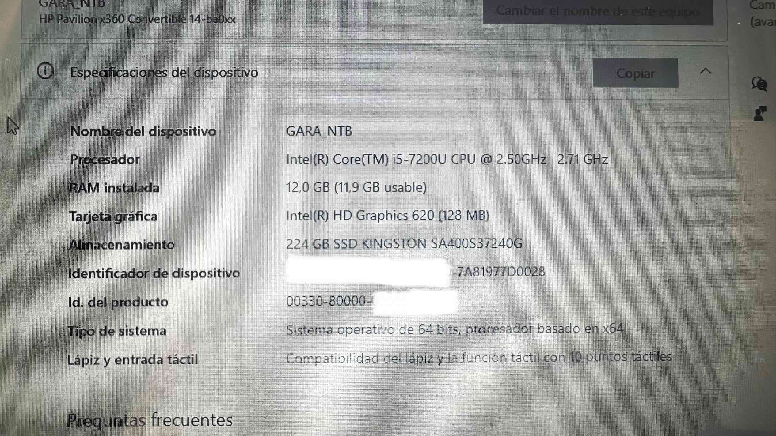 HP Pavilion x360 Convertible 14