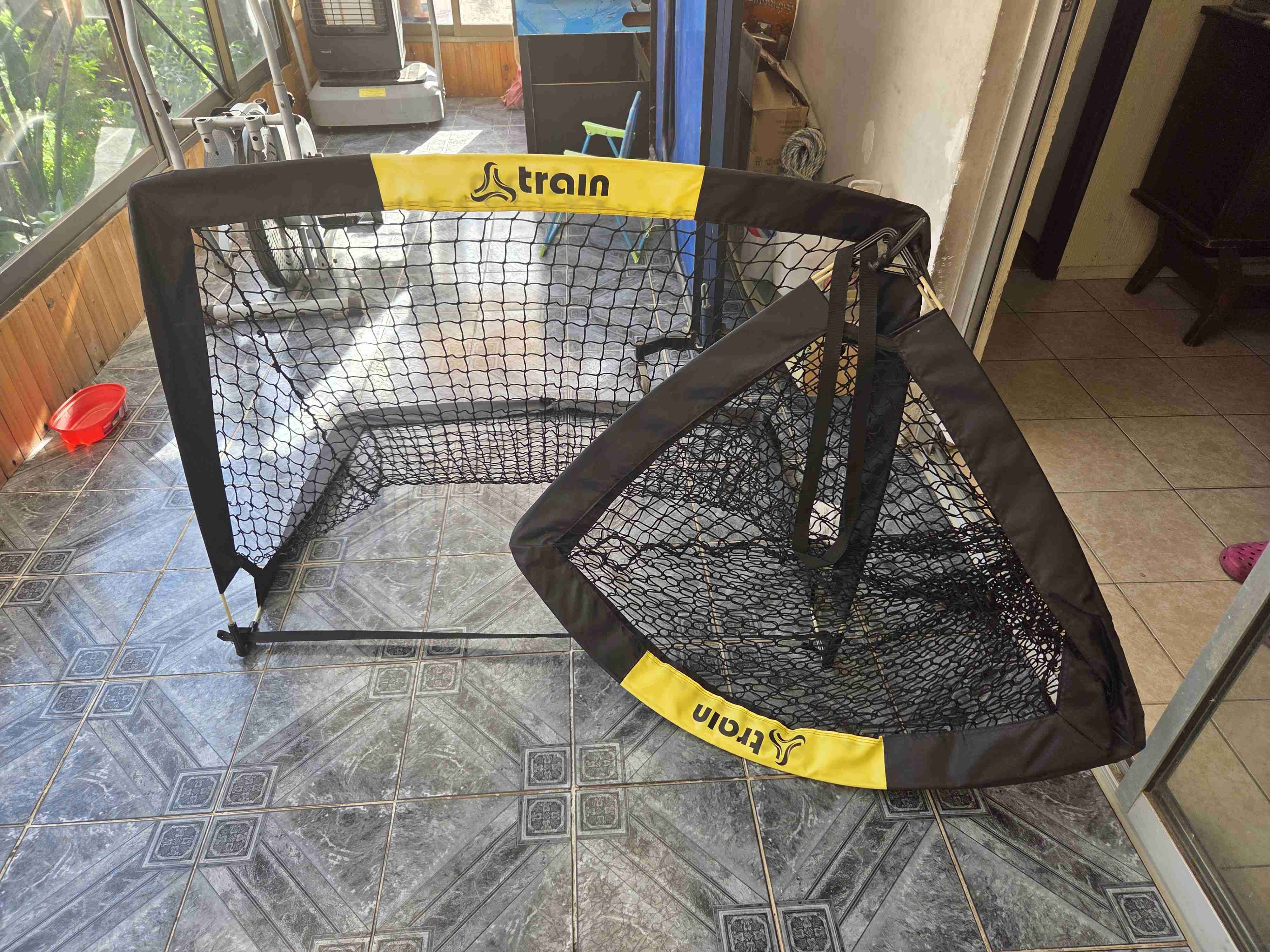 Arco de fútbol plegable Train - miniatura 2