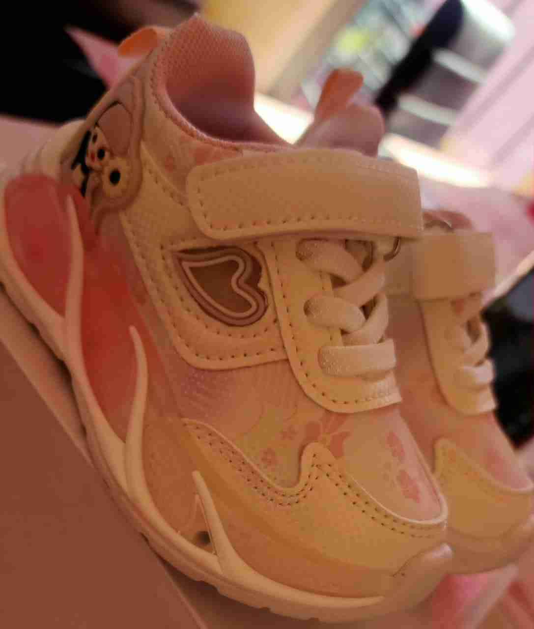 Zapatillas infantiles rosadas y lilas - miniatura 2