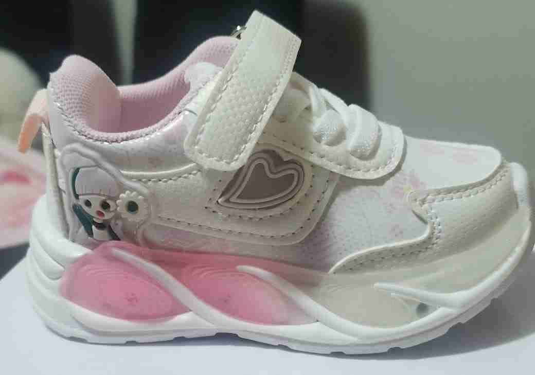 Zapatillas infantiles rosadas y lilas - miniatura 3