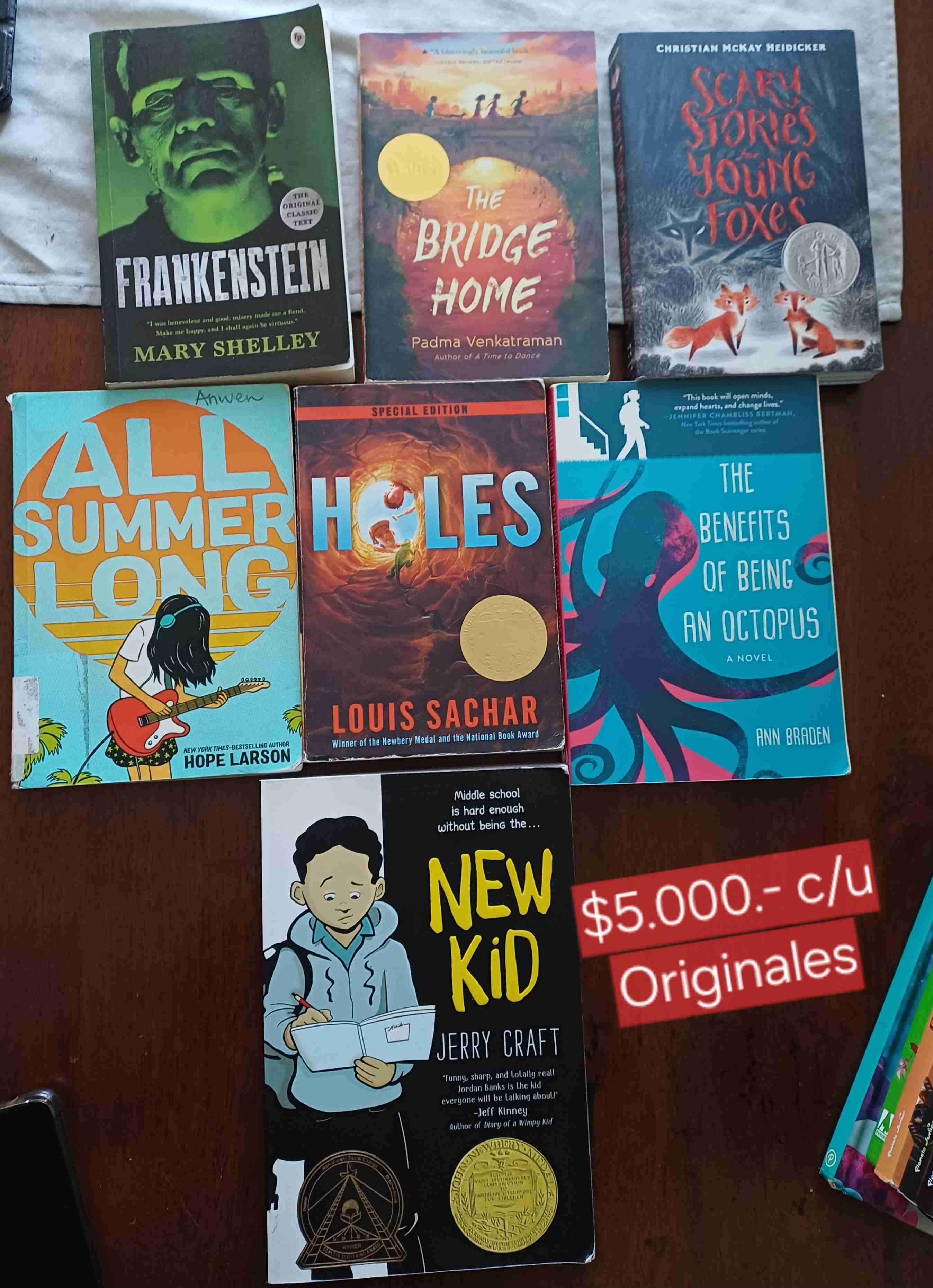 Colección de libros juveniles originales