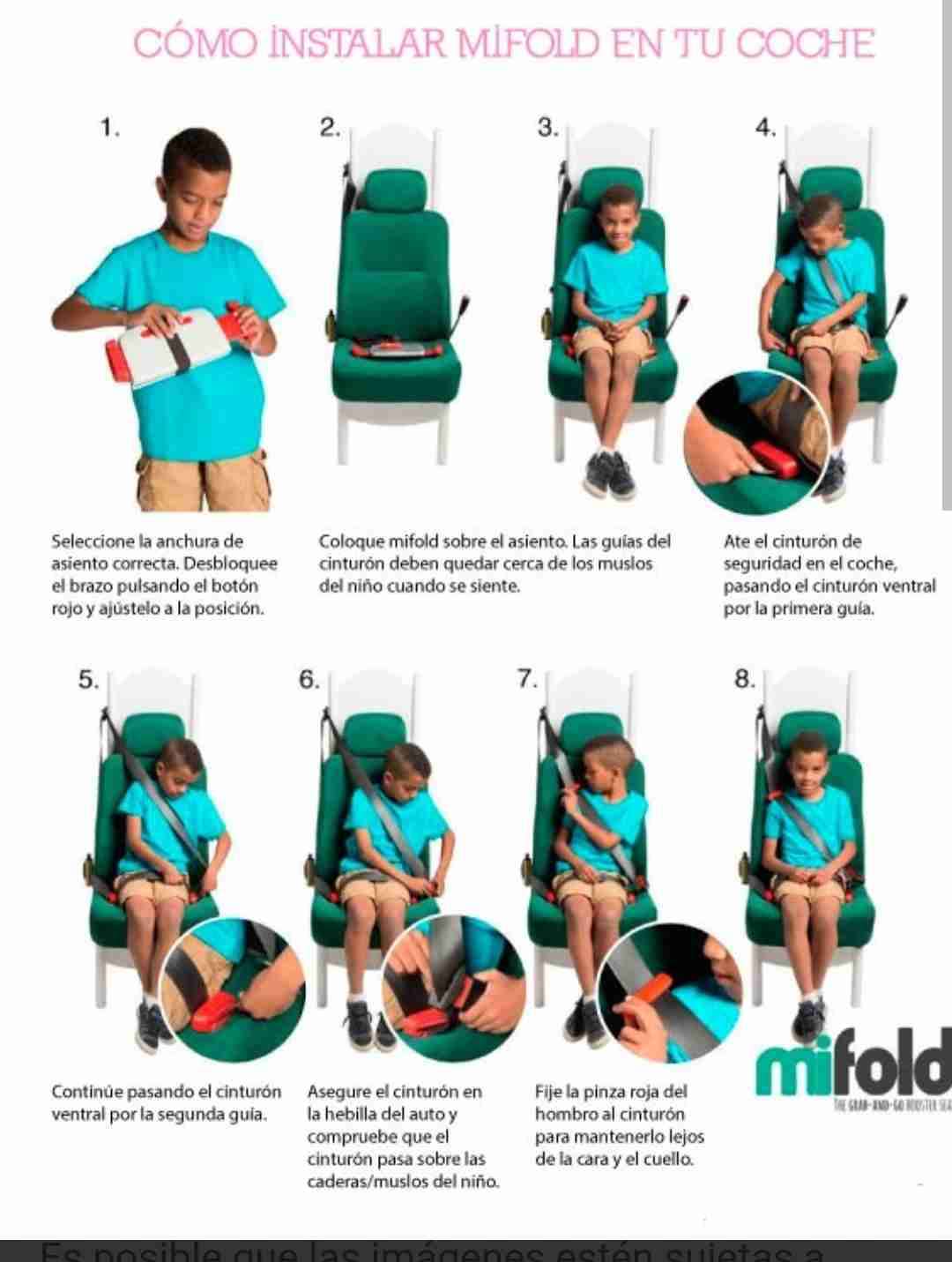 Asiento elevador portátil Mifold - miniatura 2