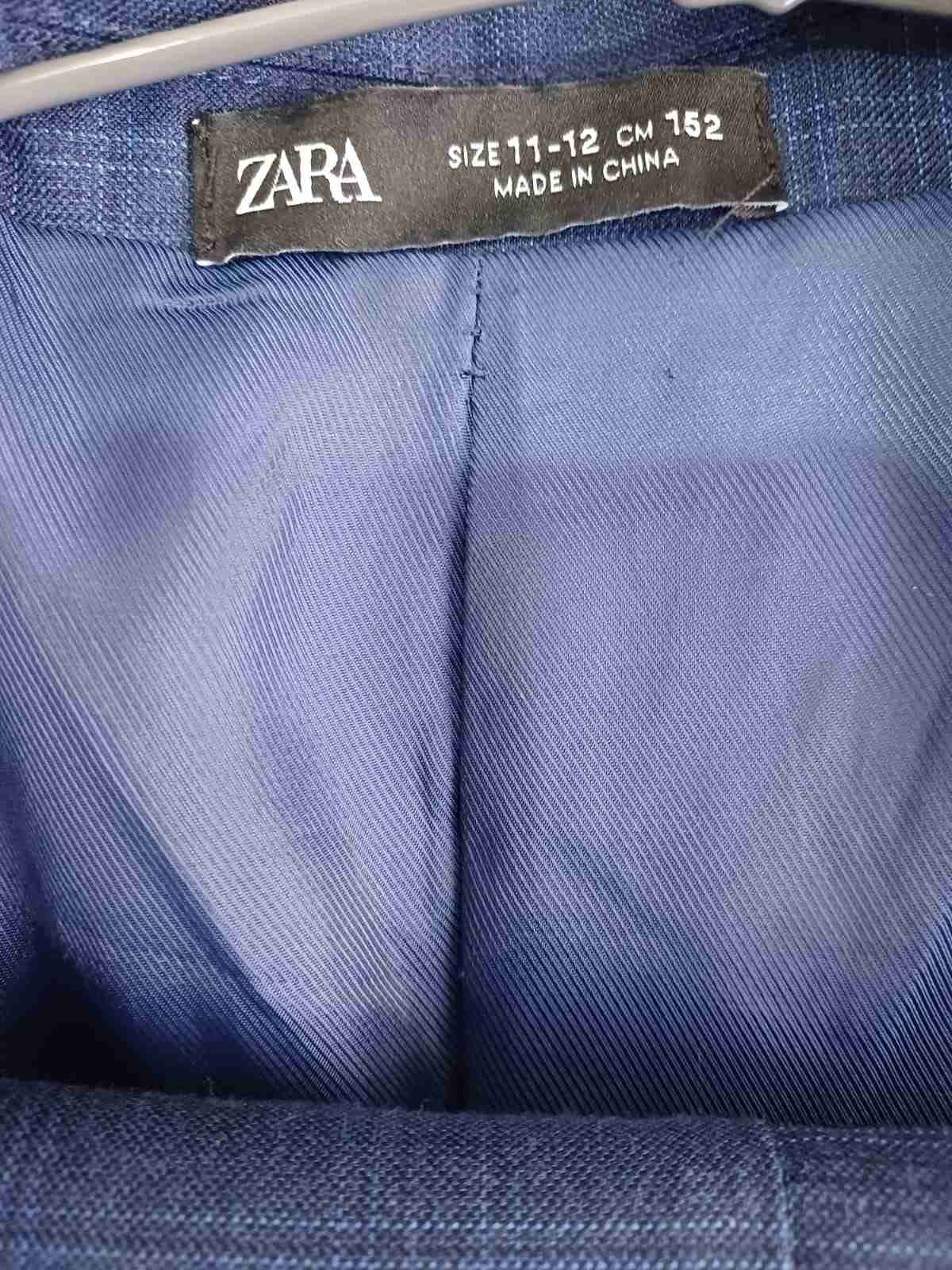 Terno niño Zara  azul a cuadros - miniatura 2