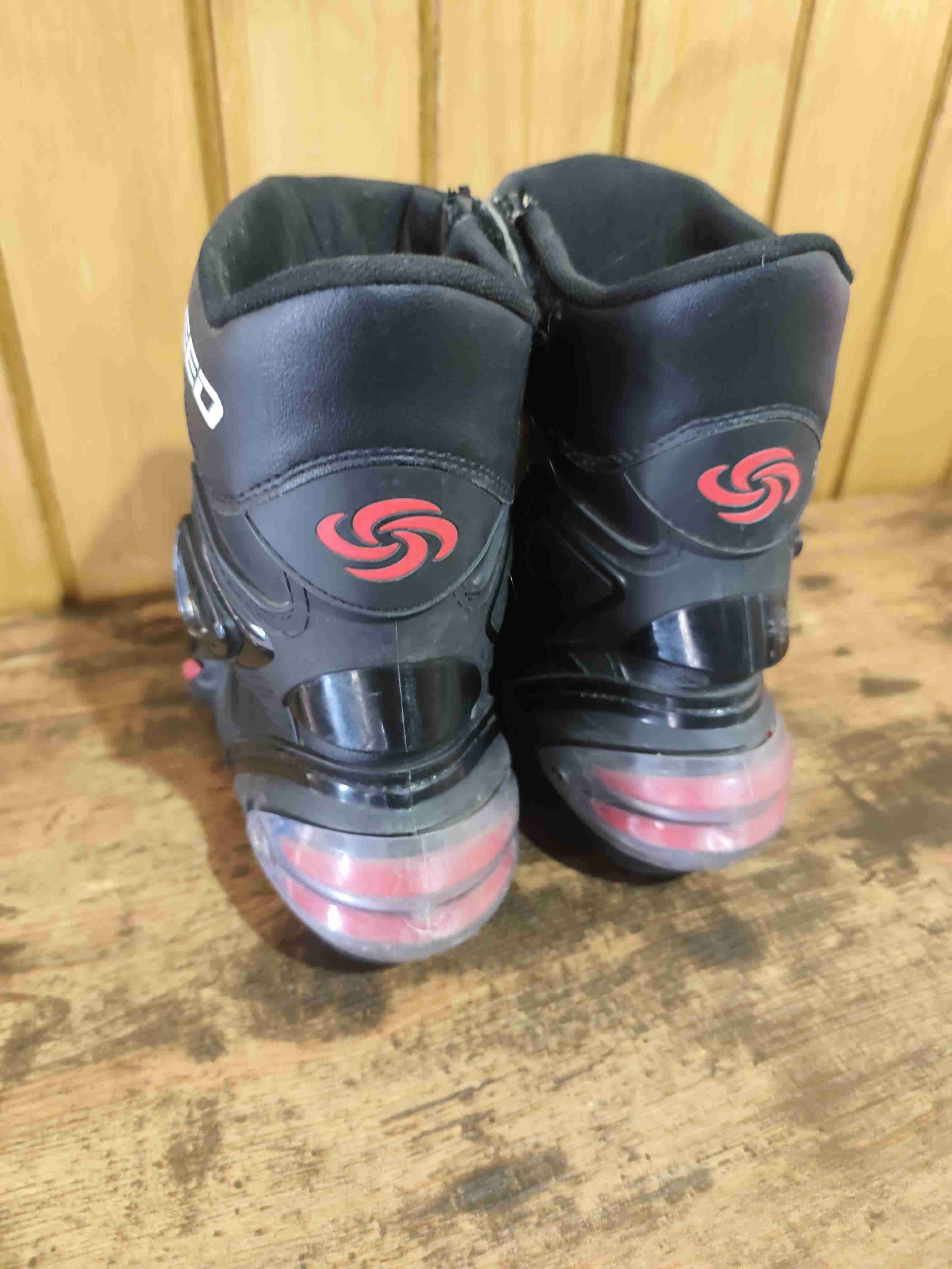 Botas de moto negras Speed - miniatura 2